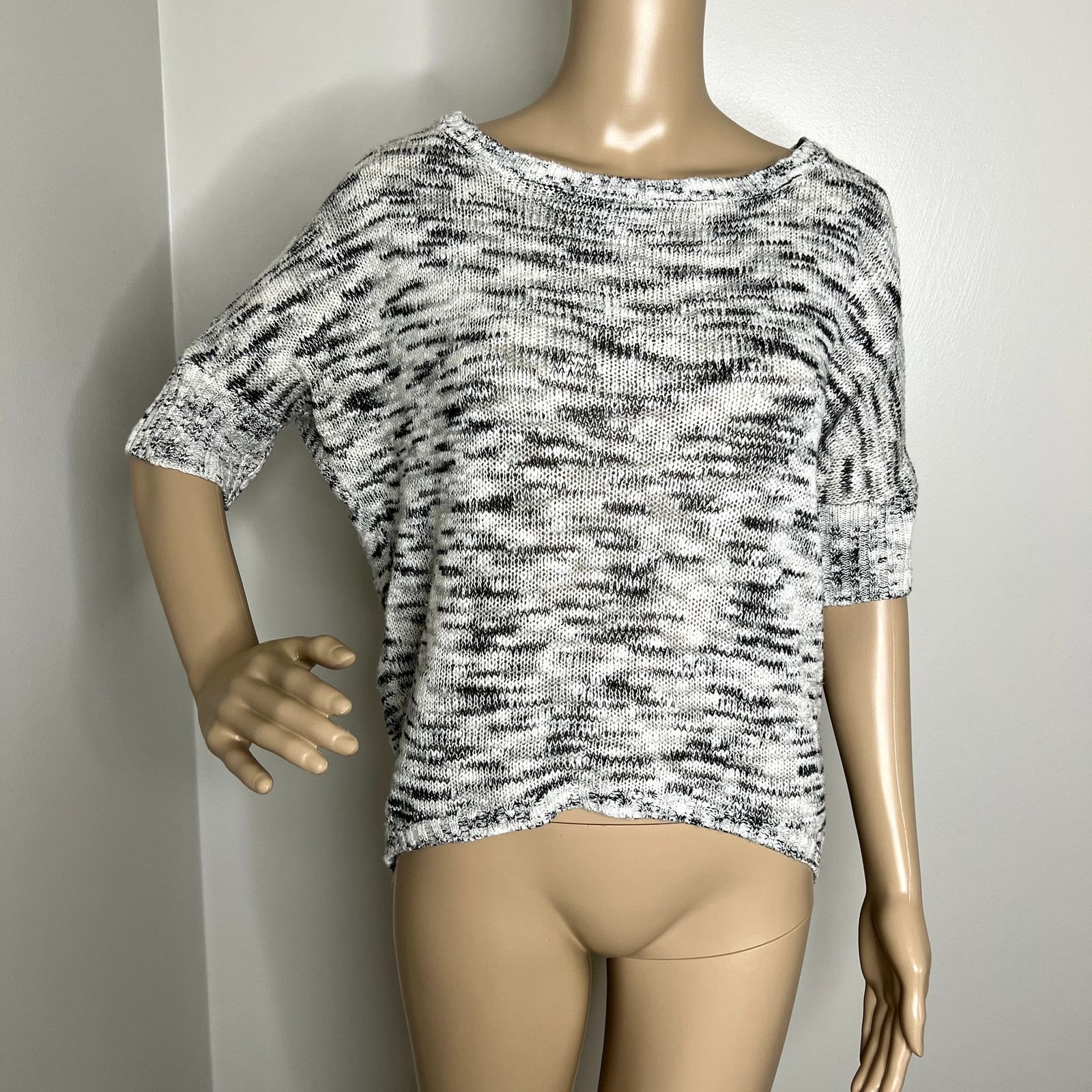 Other Eyelash Couture Gray Marled Knit Sweater Size XS / US 0-2 / IT 36-38 - 1 Thumbnail