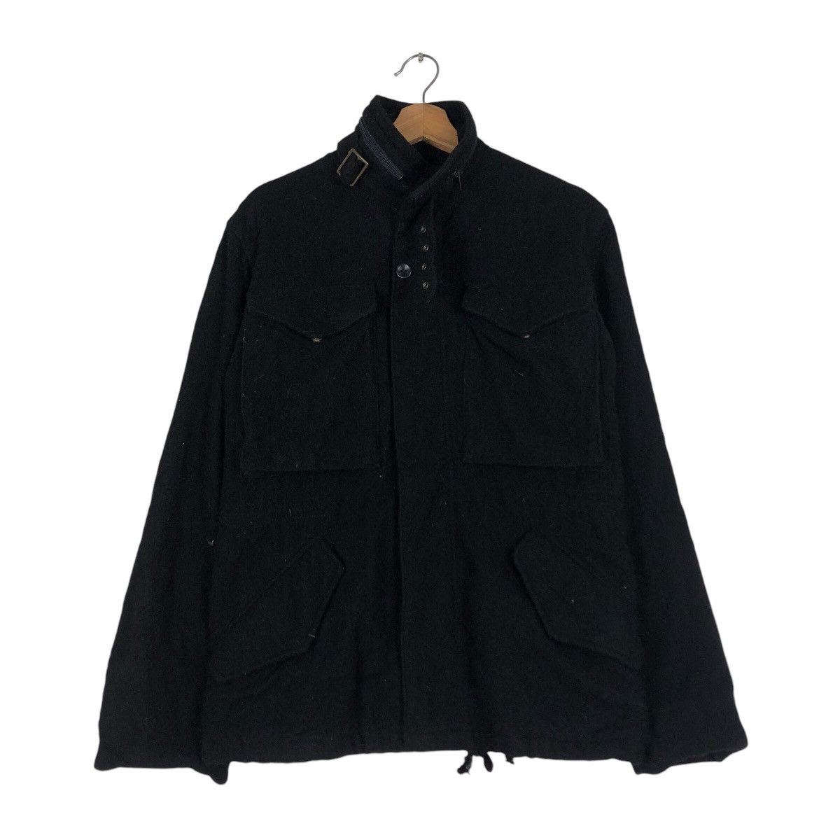 Japanese Brand 📌Rich Black Zipper Biker Jacket Bondage Paranoid Japan Size US S / EU 44-46 / 1 - 2 Thumbnail