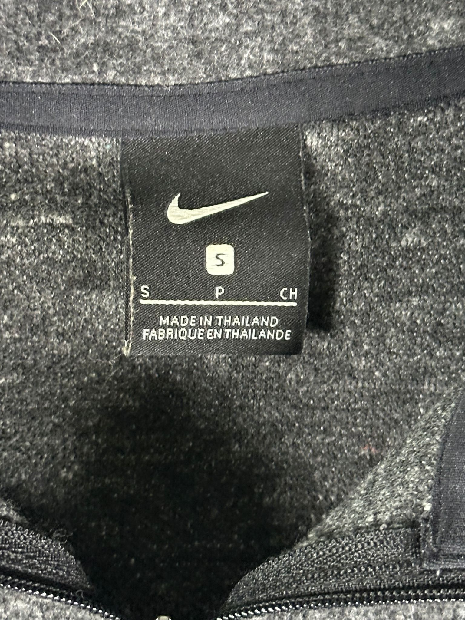 Nike Nike Pullover Quarter Zip Mens S Gray Fleece Half Zip Size US S / EU 44-46 / 1 - 4 Thumbnail
