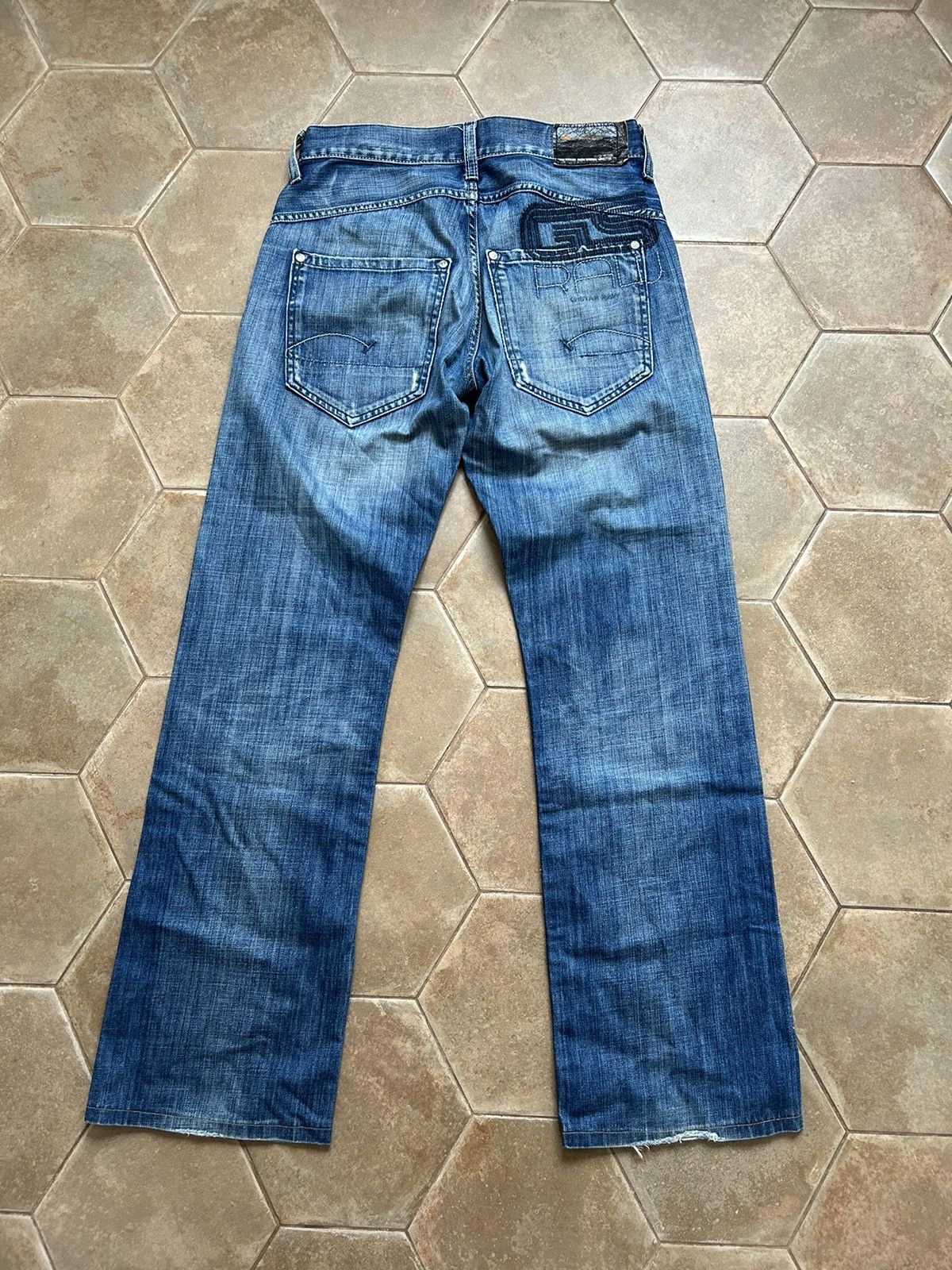 G-Star VINTAGE Y2K G STAR RAW DENIM JEANS DISTRIBUTED 31/34 Size US 31 - 6 Thumbnail