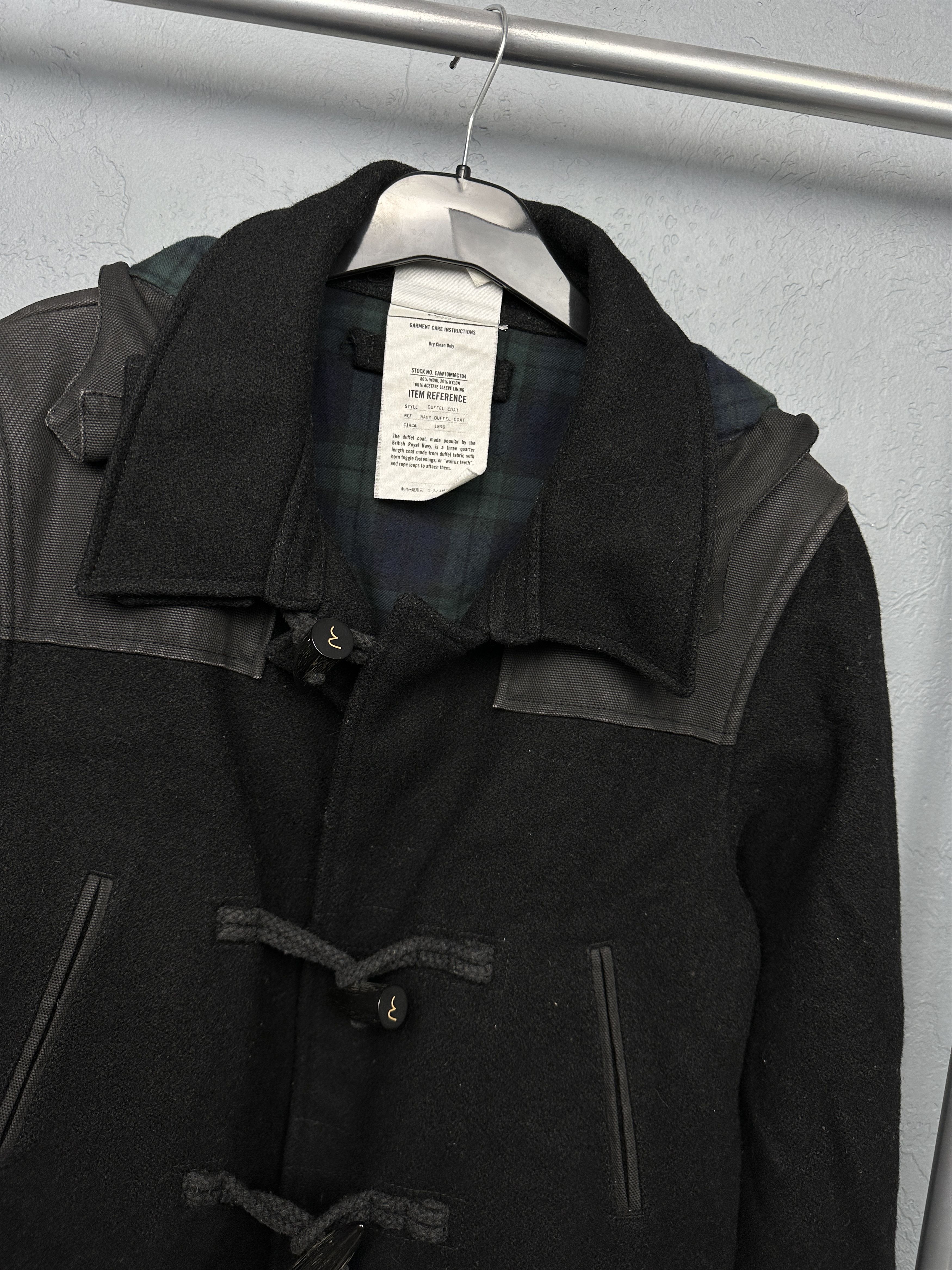 Evisu Evisu Vintage Mens Wool Duffle Coat Size US S / EU 44-46 / 1 - 2 Thumbnail