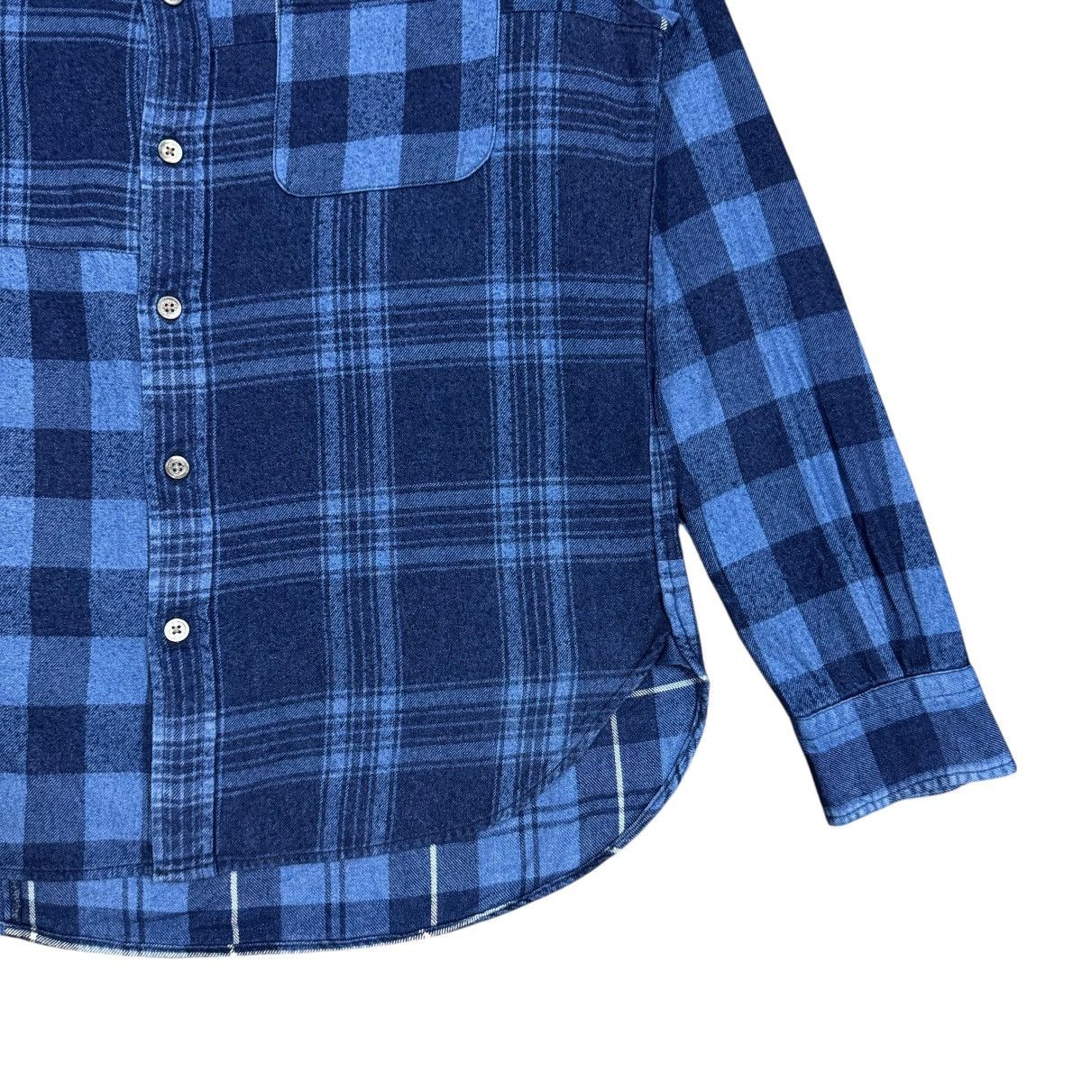Beams Japan Vtg🔥Beams Japan Checked Patchwork Oxford Shirt Size US S / EU 44-46 / 1 - 10 Thumbnail