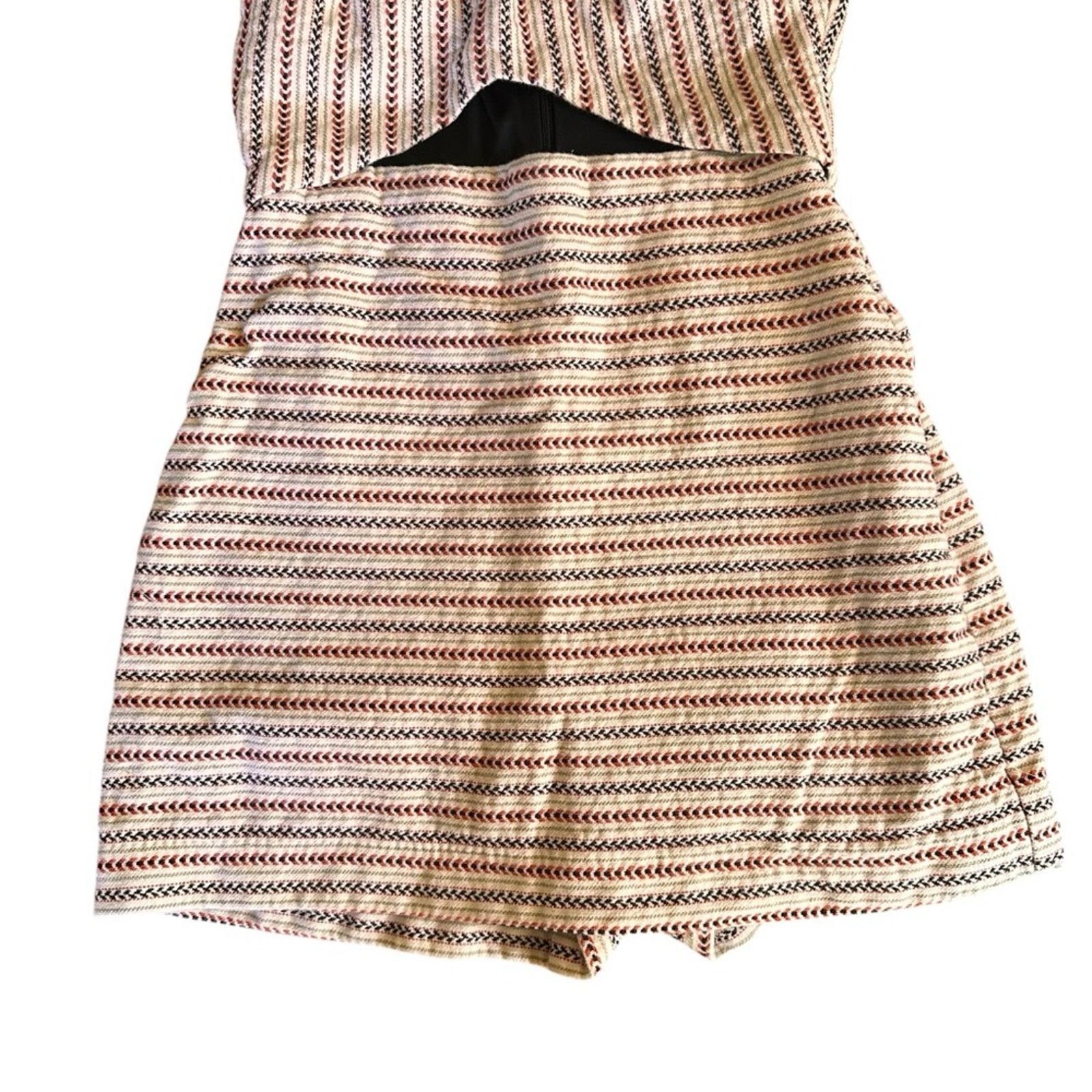 Zara Zara Trafaluc Skort Romper – Cream/Tan – Size S – EUC Size 26" / US 2 / IT 38 - 5 Thumbnail