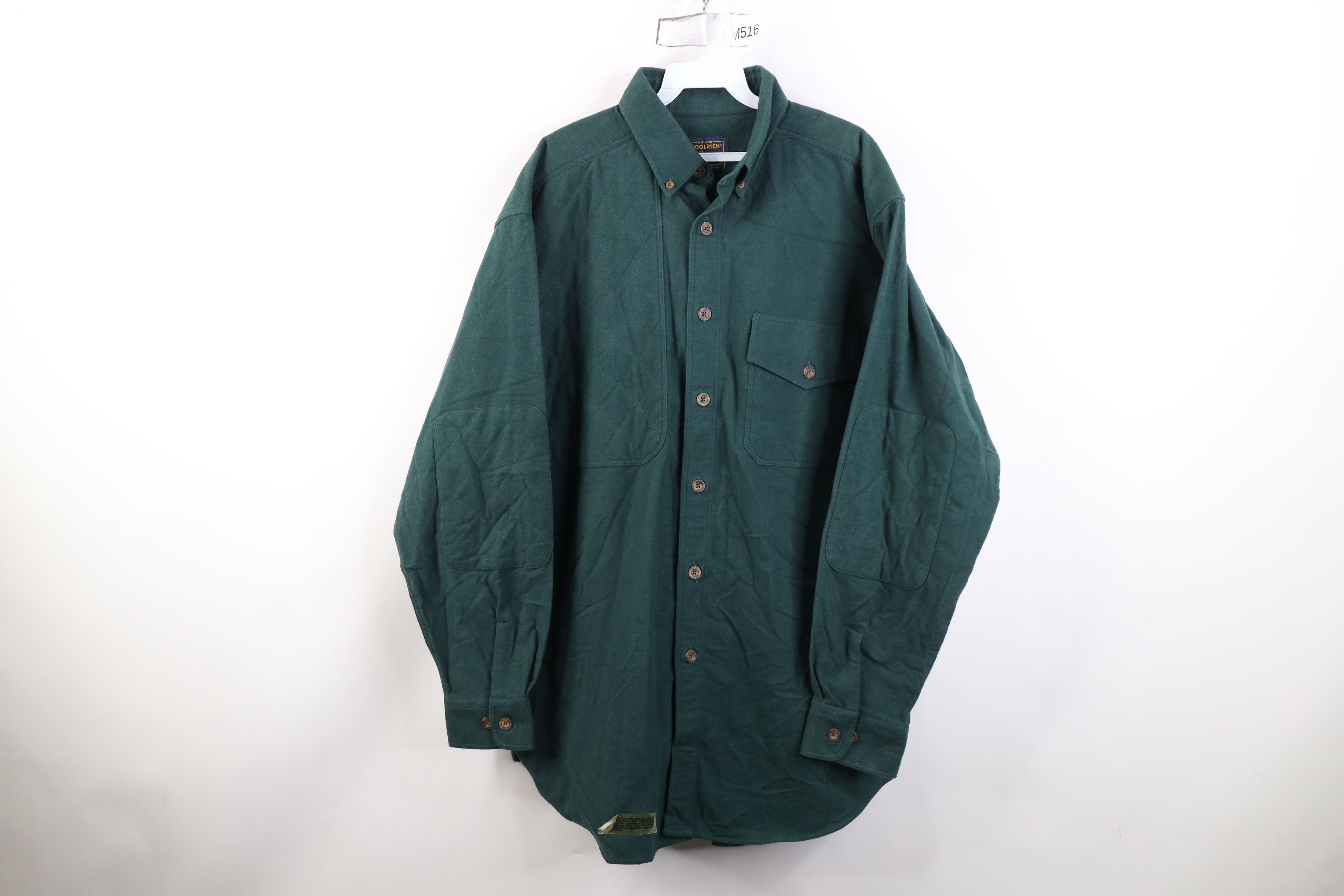 Woolrich Woolen Mills Deadstock Vintage 90s Woolrich Cloth Shooting Button Shirt Size US L / EU 52-54 / 3 - 1 Thumbnail