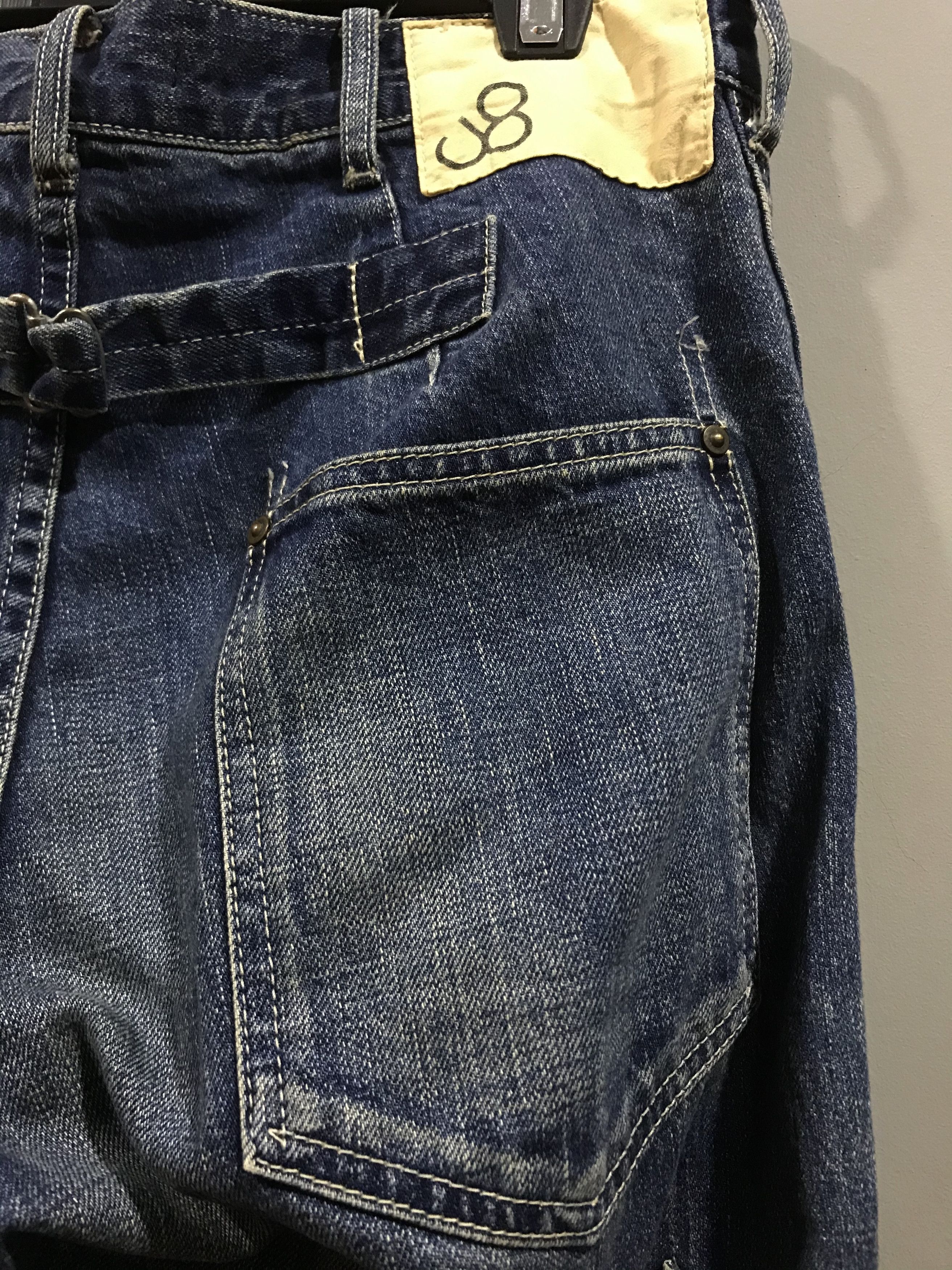 Johnbull Johnbull selvedge Carpenter denim buckle back jeans Size US 31 - 5 Thumbnail