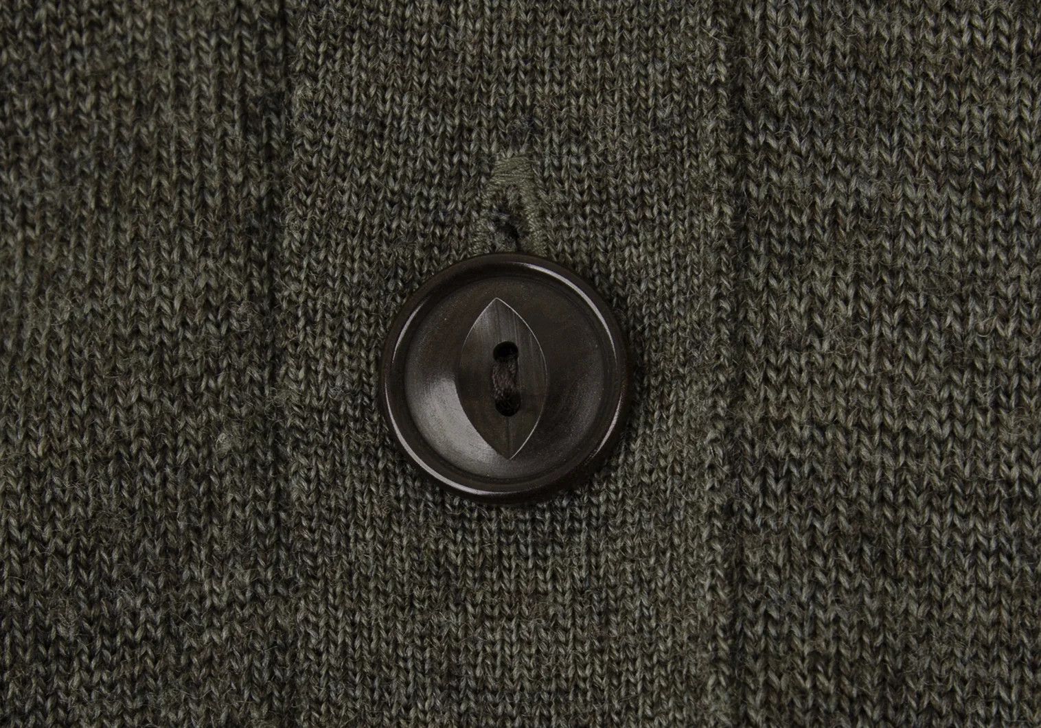 Junya Watanabe Checkerboard Knit Cardigan in Olive Green, Size S Size US S / EU 44-46 / 1 - 6 Thumbnail