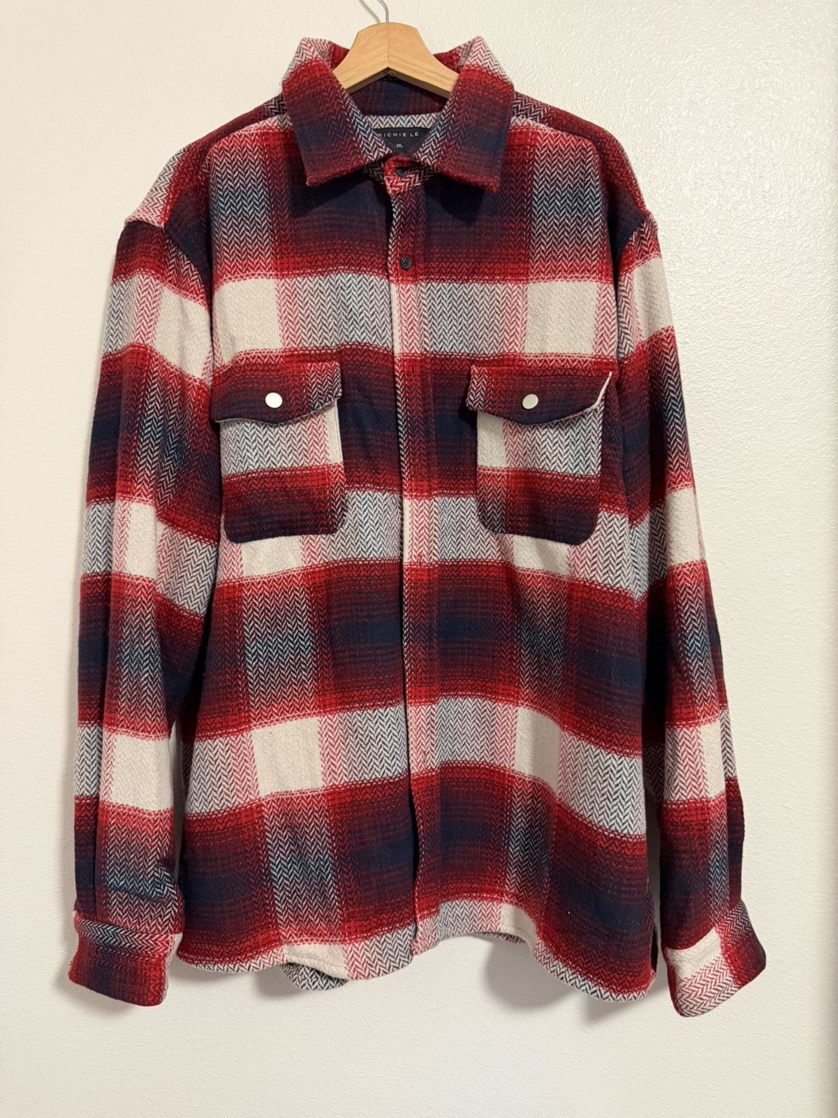 Richie Le Collection Richie le collection flannel Size US XXL / EU 58 / 5 - 1 Thumbnail