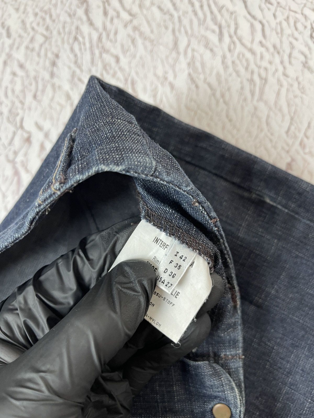 Japanese Brand Le Jean de Marithe Francois Girbaud indigo blue denim jeans Size 28" / US 6 / IT 42 - 13 Thumbnail