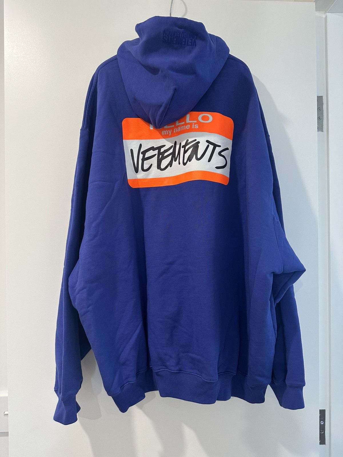 Vetements Hello My name is vetements hoodie Size US S / EU 44-46 / 1 - 2 Thumbnail