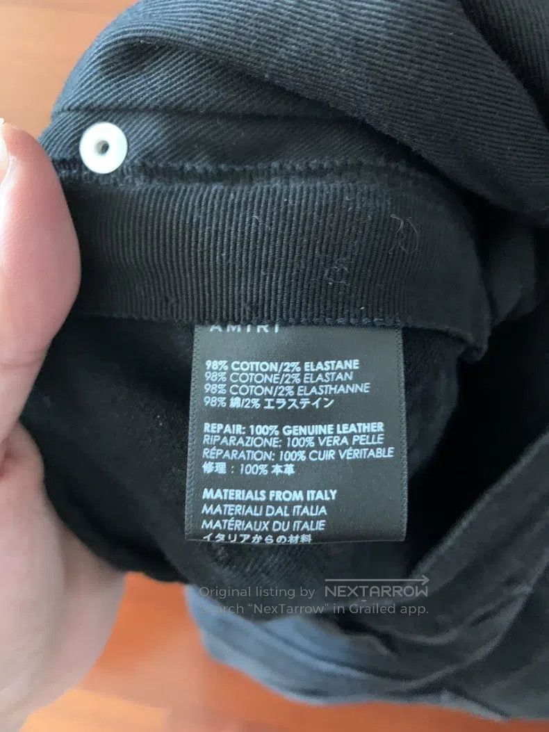 Amiri Amiri Classic Multi-Element Checkerboard Patchwork Black J Size US 32 / EU 48 - 3 Thumbnail