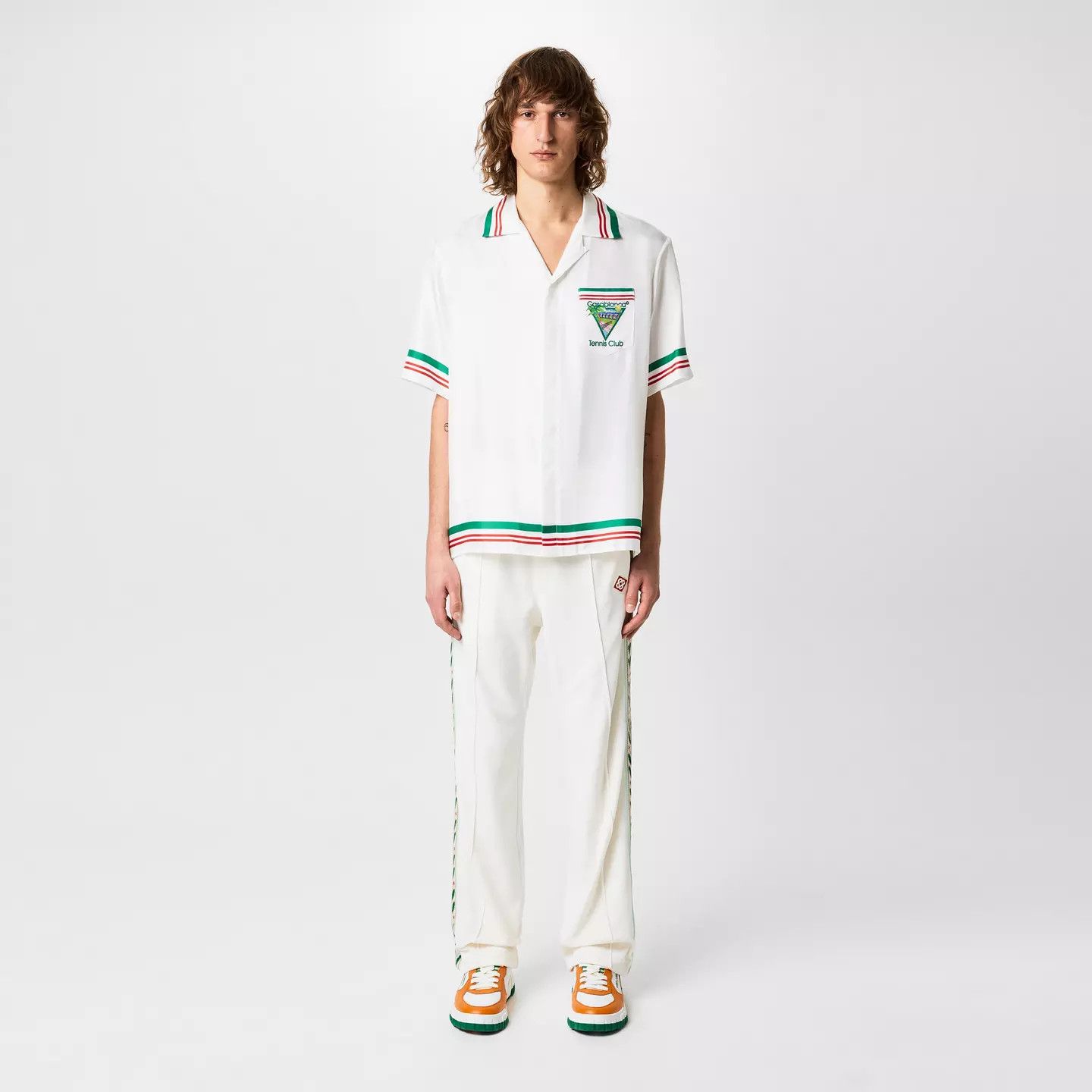 Casablanca o1g2r1mq0426 Tennis Club Bowling Shirt in Multicolor Size US S / EU 44-46 / 1 - 4 Thumbnail