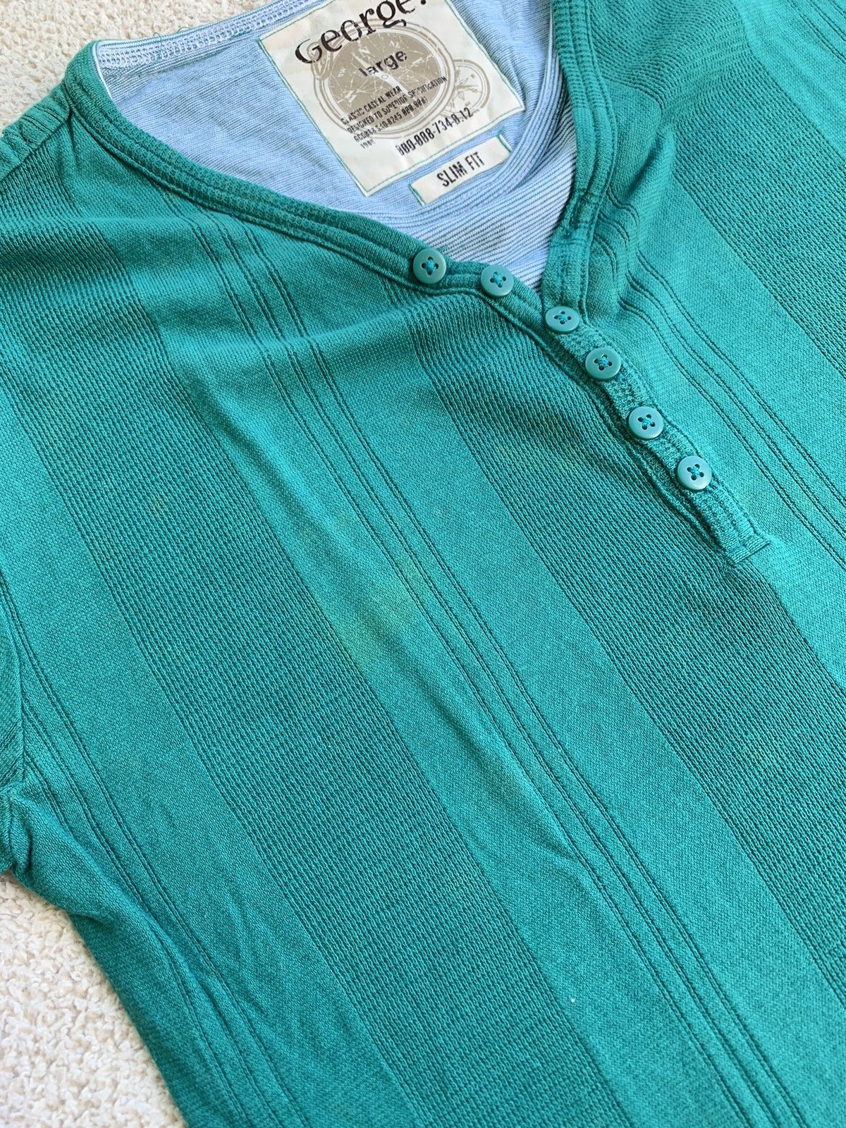 If Six Was Nine × Japanese Brand × Le Grande Bleu (L.G.B.) Japanese George Double layer Long sleeve Size US L / EU 52-54 / 3 - 5 Thumbnail