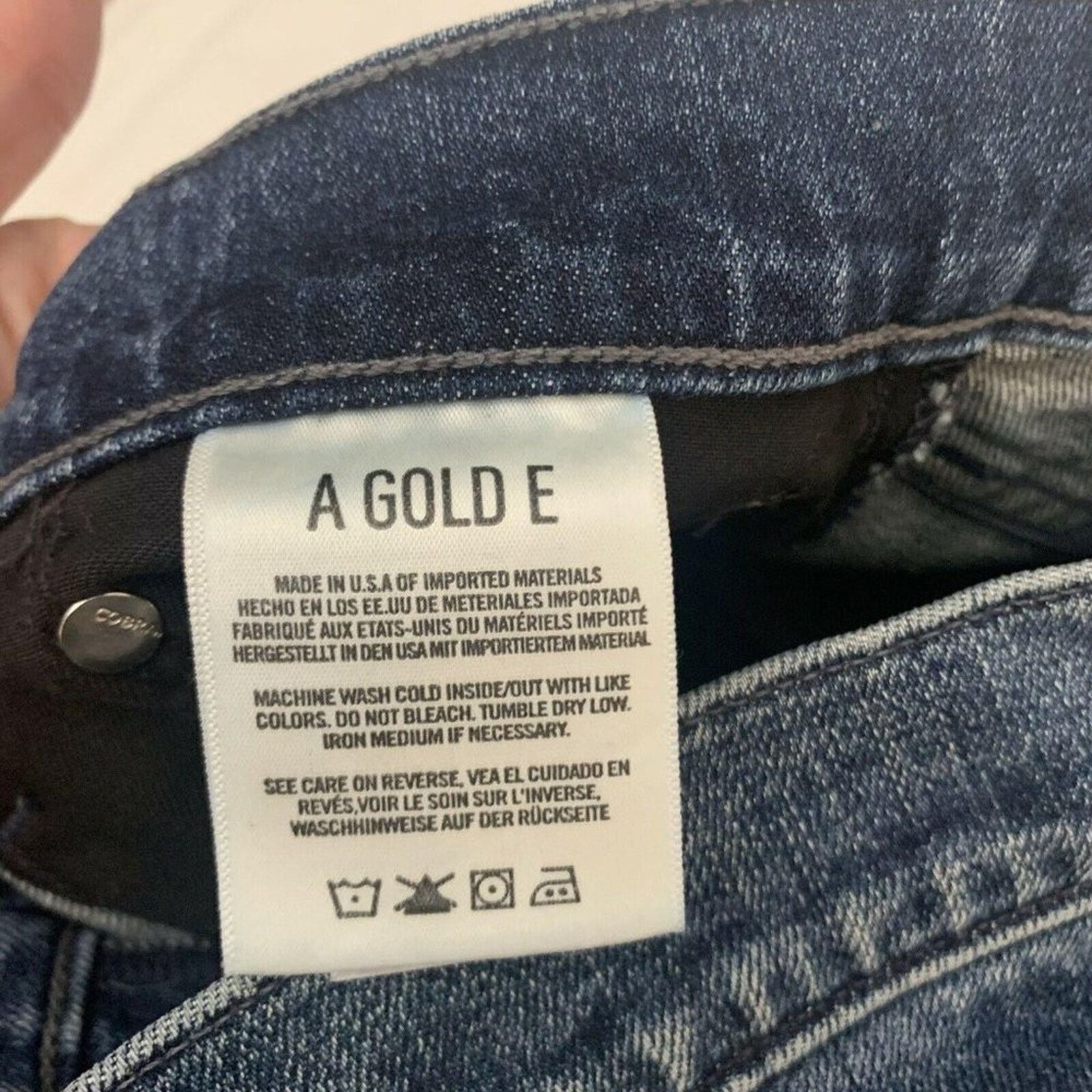 Agolde Agolde Mens Sz 31 blade skinny jeans Sonic Destruc Size US 31 - 4 Thumbnail
