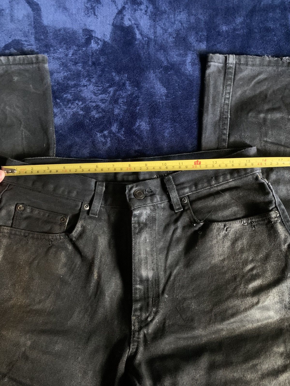 Other Waxed Pentagram Jeans Opium Fashion Swag Streetwear Punk Emo Size US 32 / EU 48 - 13 Thumbnail