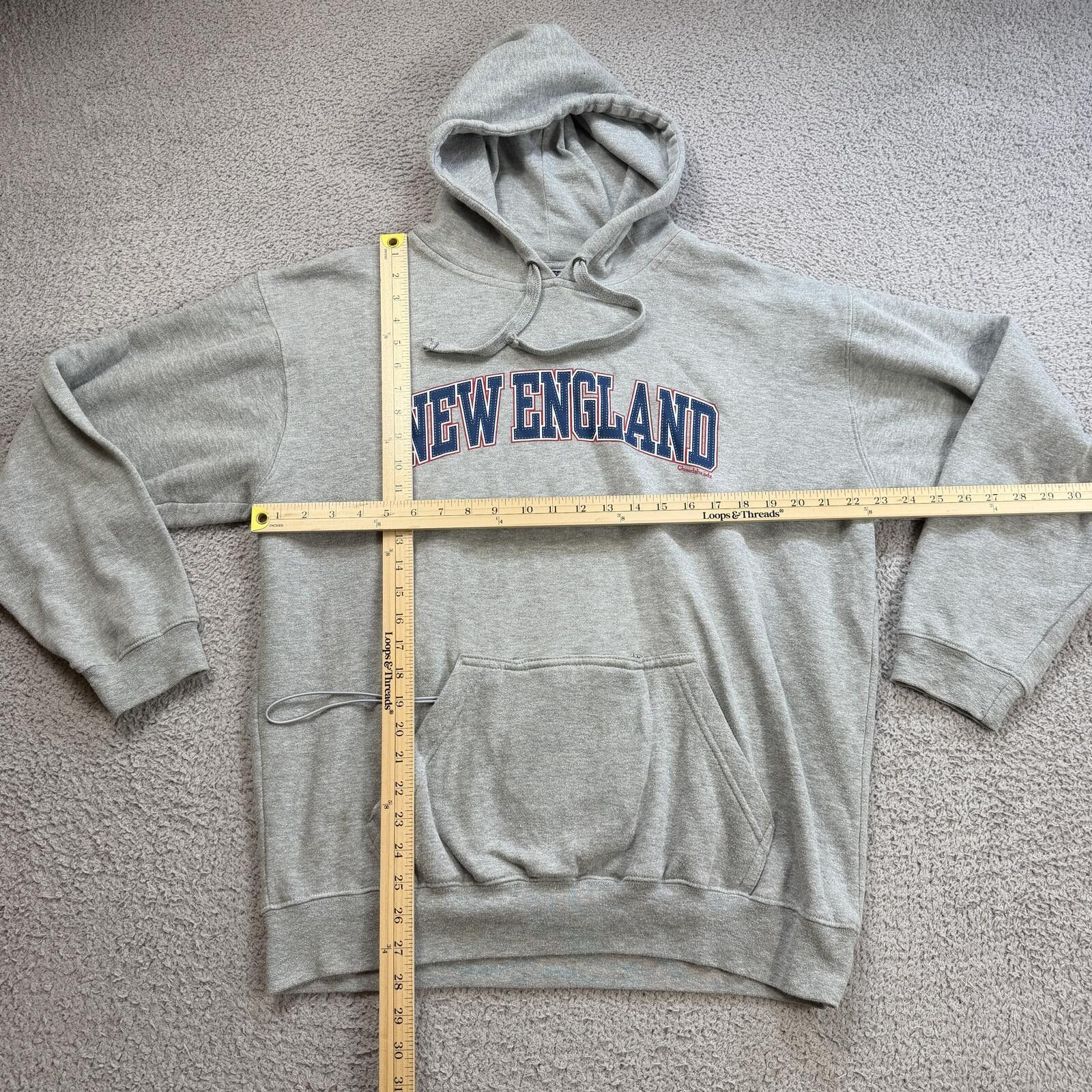 J. America J America Yuzu New England Hoodie Mens L Gray Sweatshirt Size US L / EU 52-54 / 3 - 3 Thumbnail