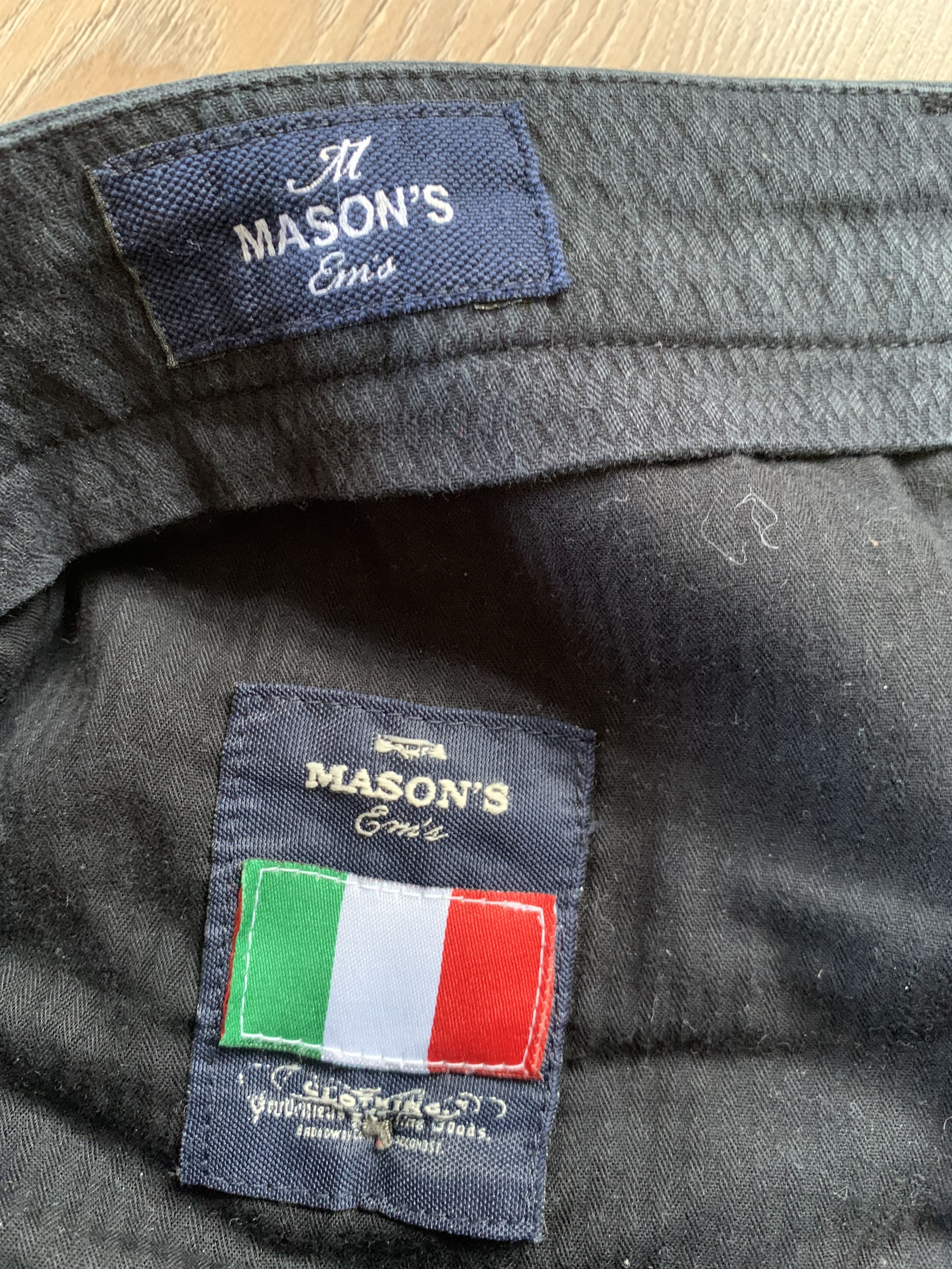 Mason's Masons Milano Blue Cotton Pants Size US 34 / EU 50 - 12 Thumbnail