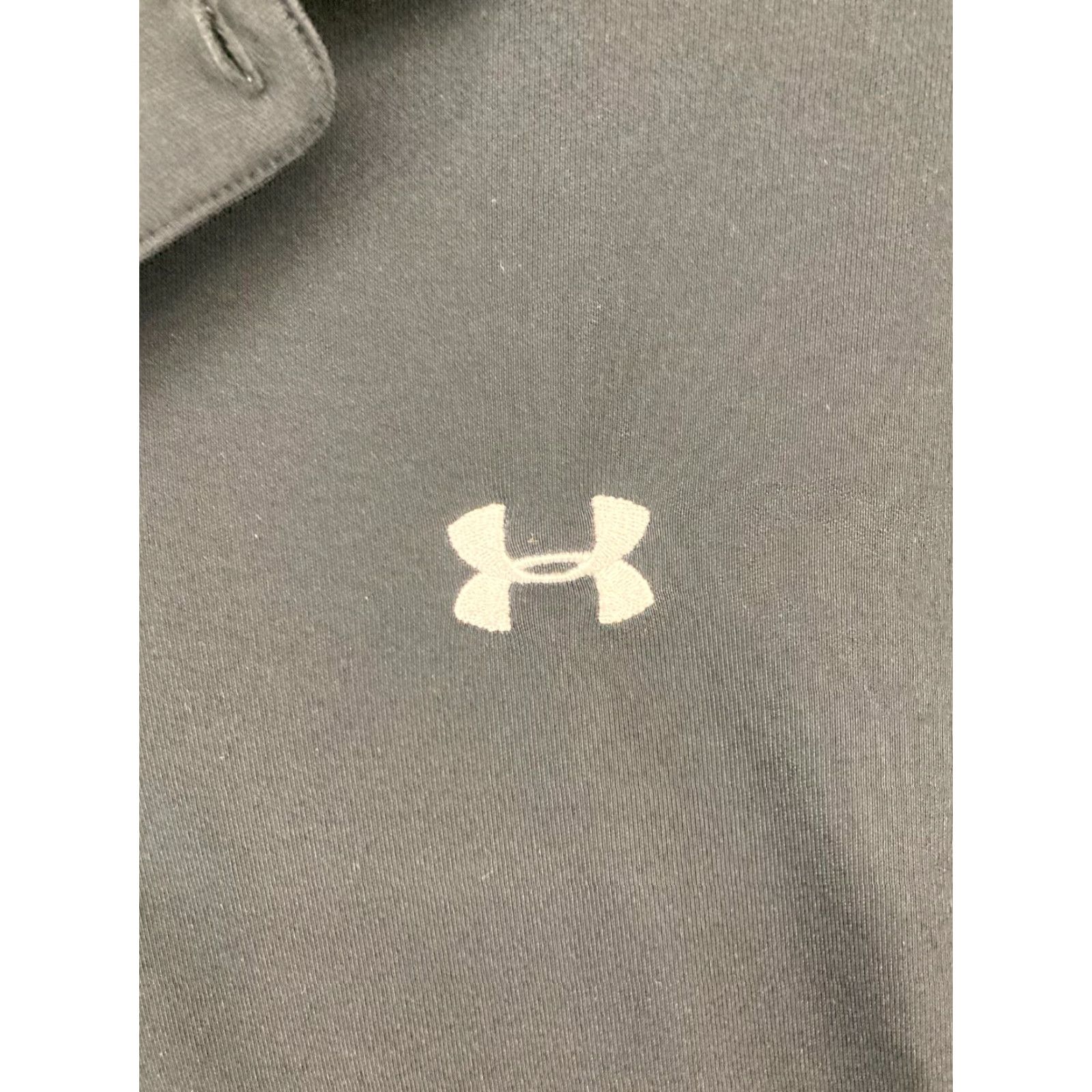 Under Armour Under Armour Polo Shirt Mens L Black HeatGear Sports Logo Classic Golf Polo Shirt Men L Black Size US L / EU 52-54 / 3 - 4 Thumbnail