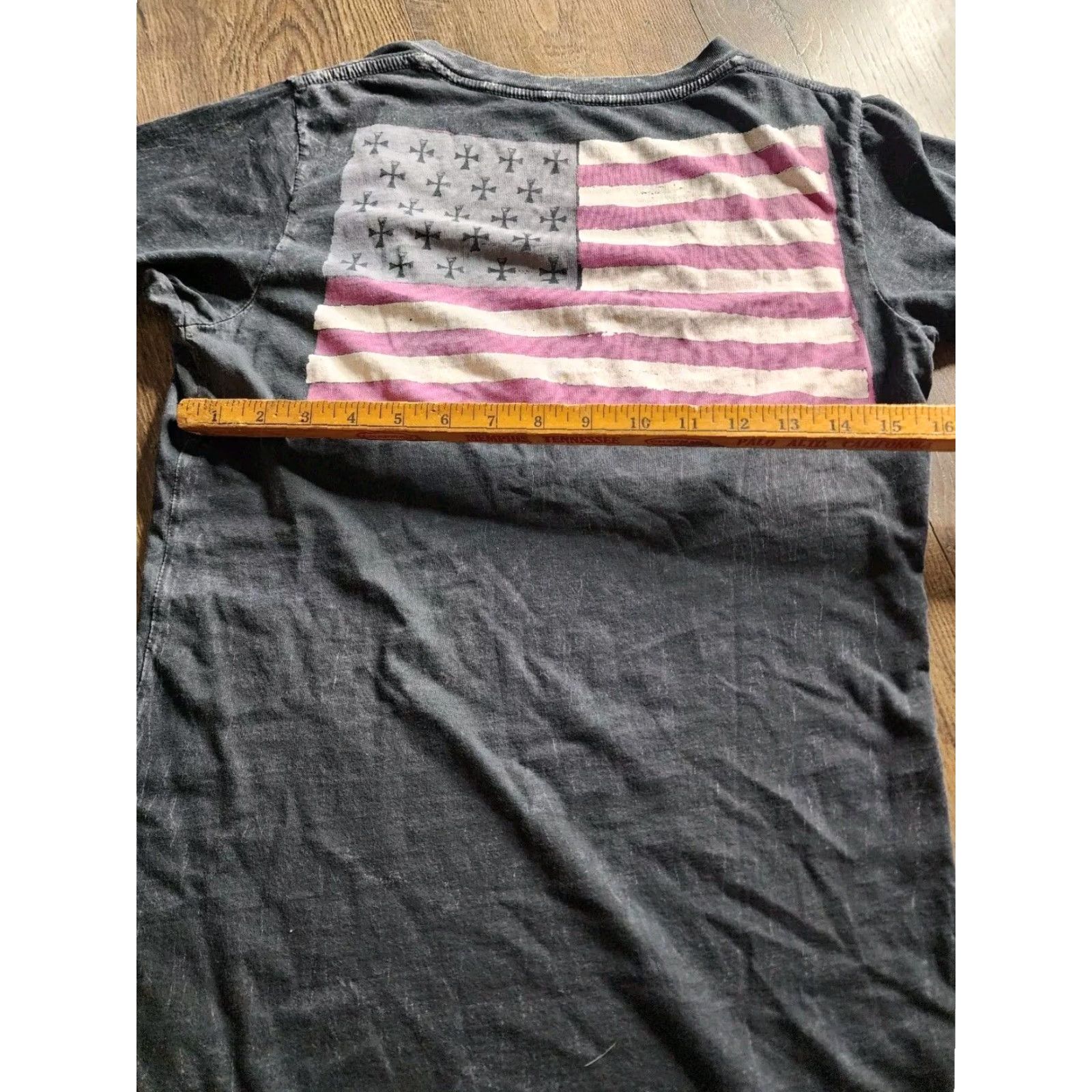 Affliction VINTAGE Affliction Women’s T-Shirt Short Sleeve V-Neck Cotton Grunge 90s Casual Fits Size L / US 10 / IT 46 - 3 Thumbnail