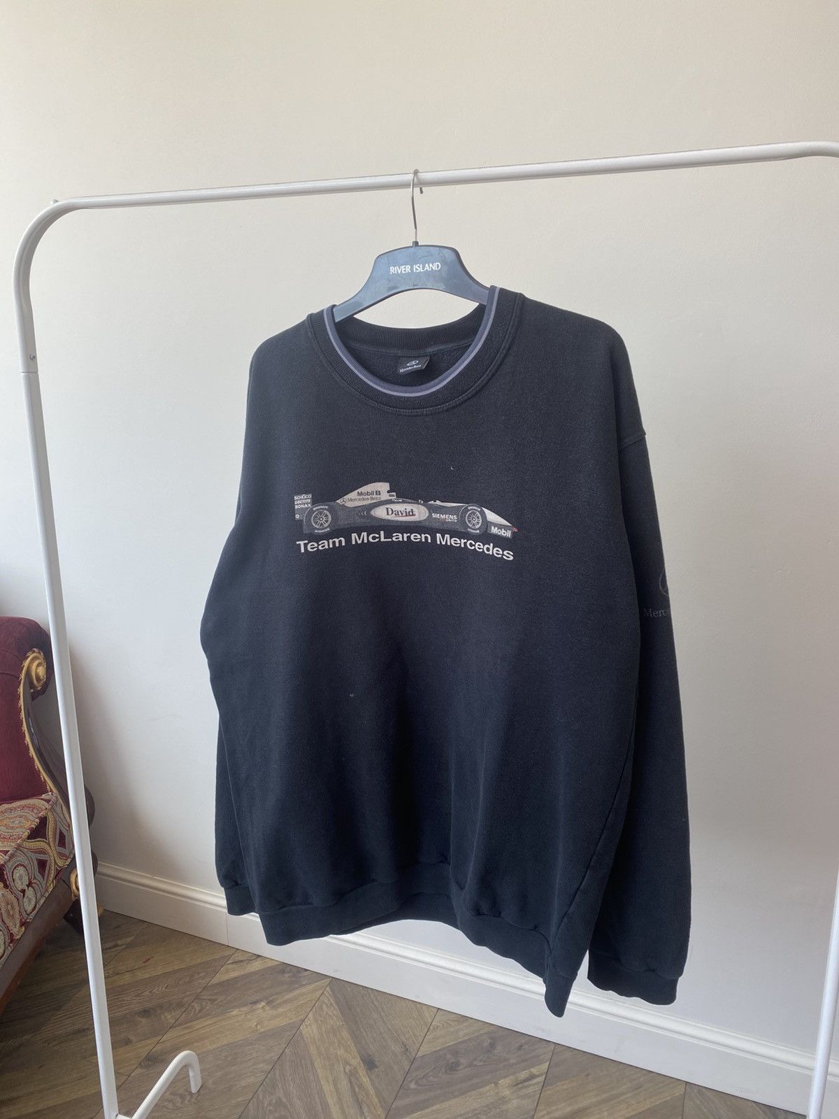 Mercedes-Benz Vintage Team McLaren Mercedes Benz Sweatshirt Size US L / EU 52-54 / 3 - 3 Thumbnail
