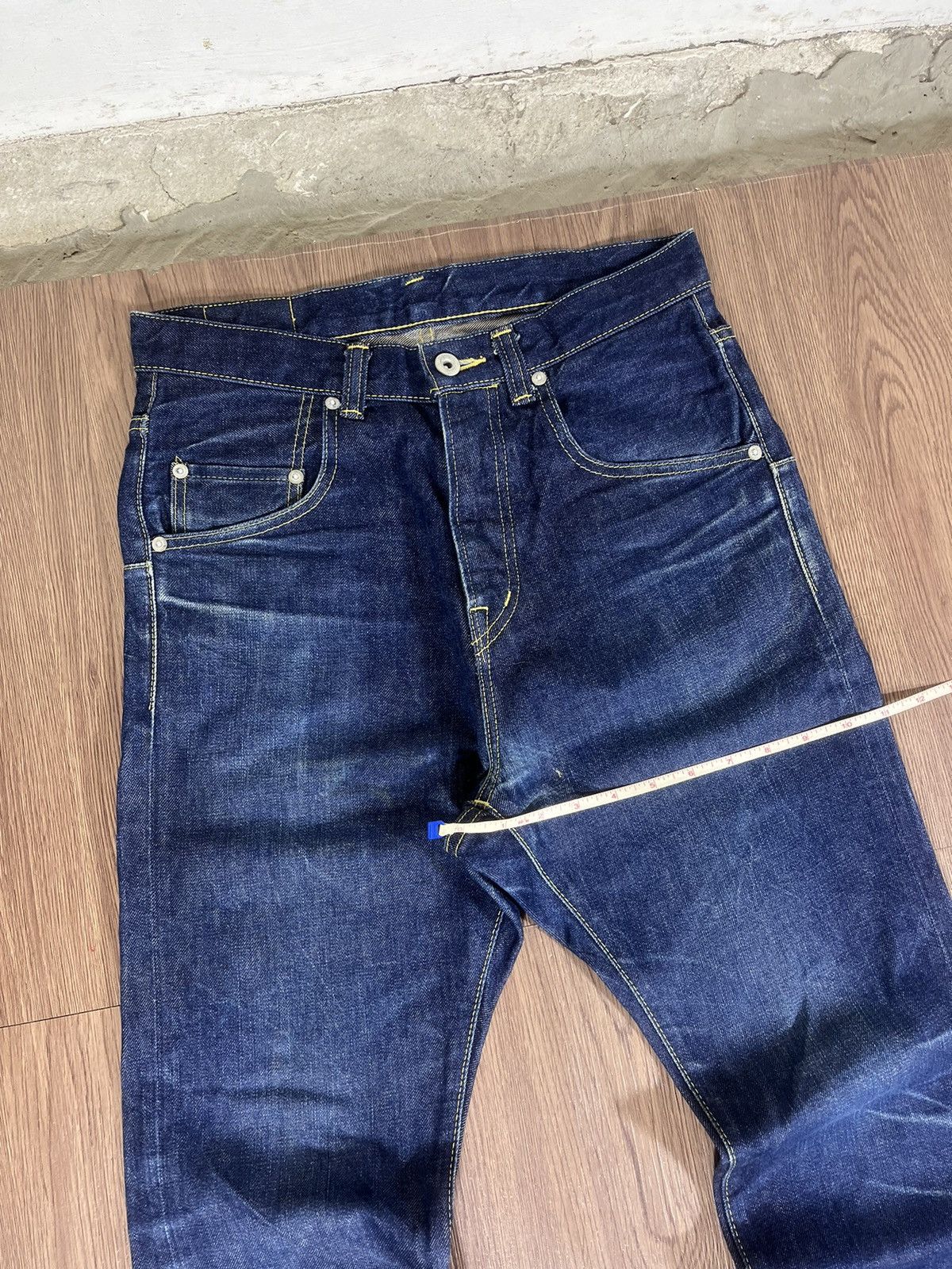 Comme des Garcons AD2010 Comme des Garçons Homme Indigo Denim Size US 29 - 18 Thumbnail