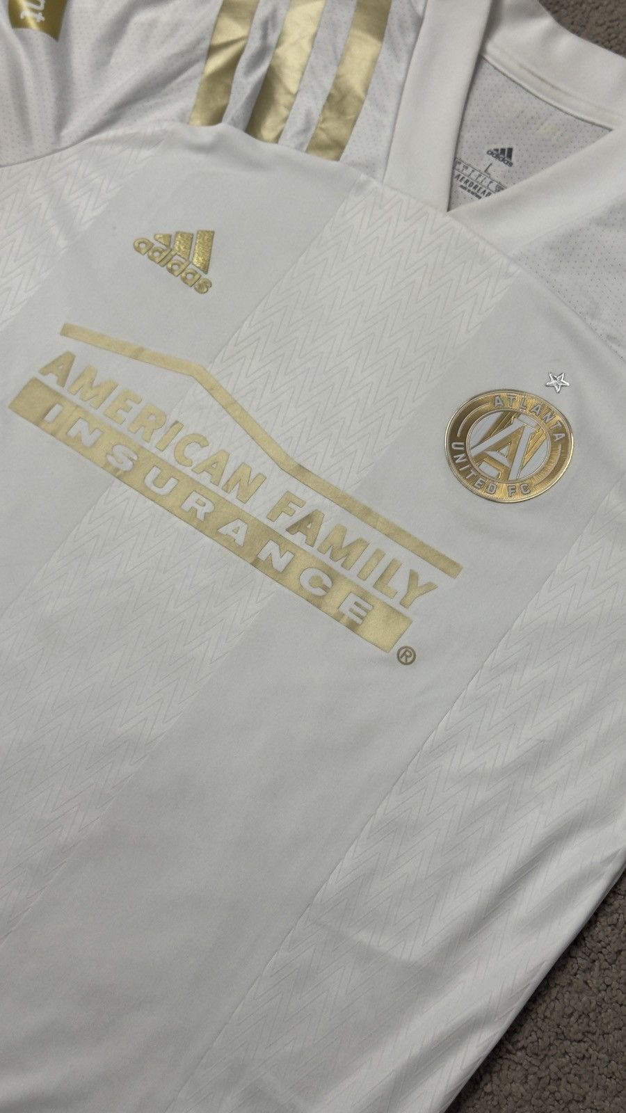Adidas Atlanta United 2020-2021 Away Adidas Jersey Size Large Size US L / EU 52-54 / 3 - 4 Thumbnail