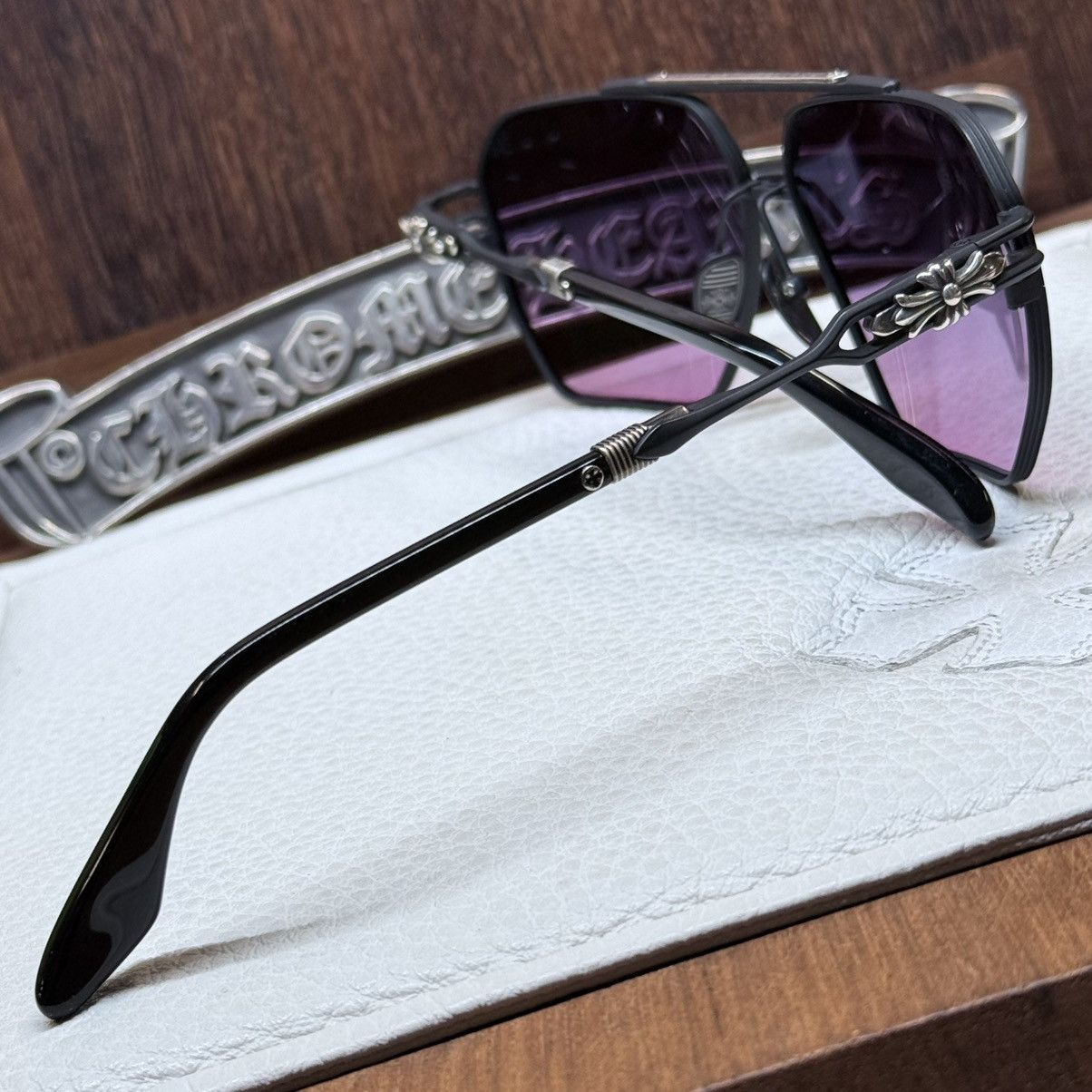 Chrome Hearts Chrome Hearts Ripping 1/1 Sunglasses Size ONE SIZE - 8 Thumbnail