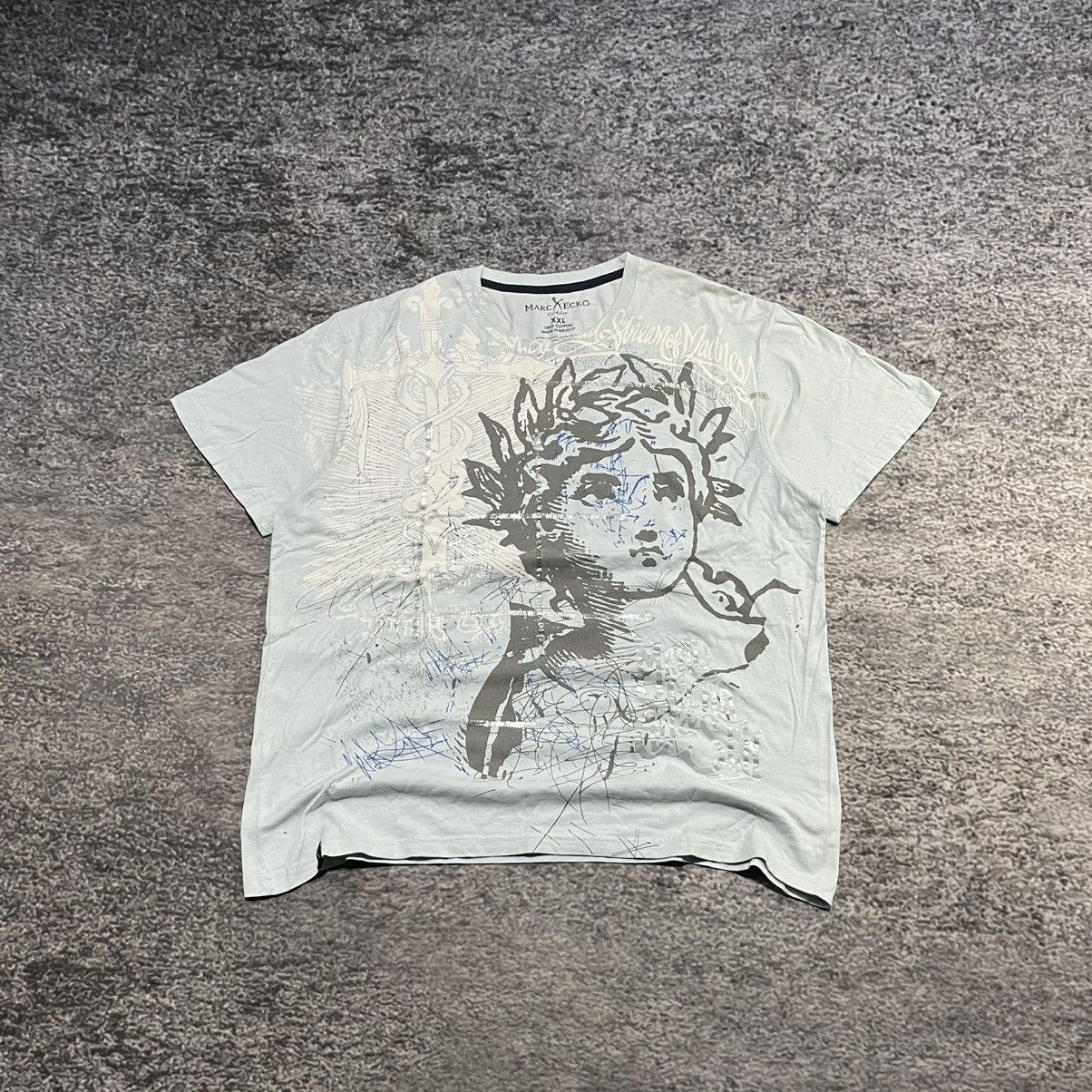 Marc Ecko VINTAGE Y2K MARC ECKO CUT & SEW GRUNGE SKATER T SHIRT XXL Size US XXL / EU 58 / 5 - 1 Thumbnail