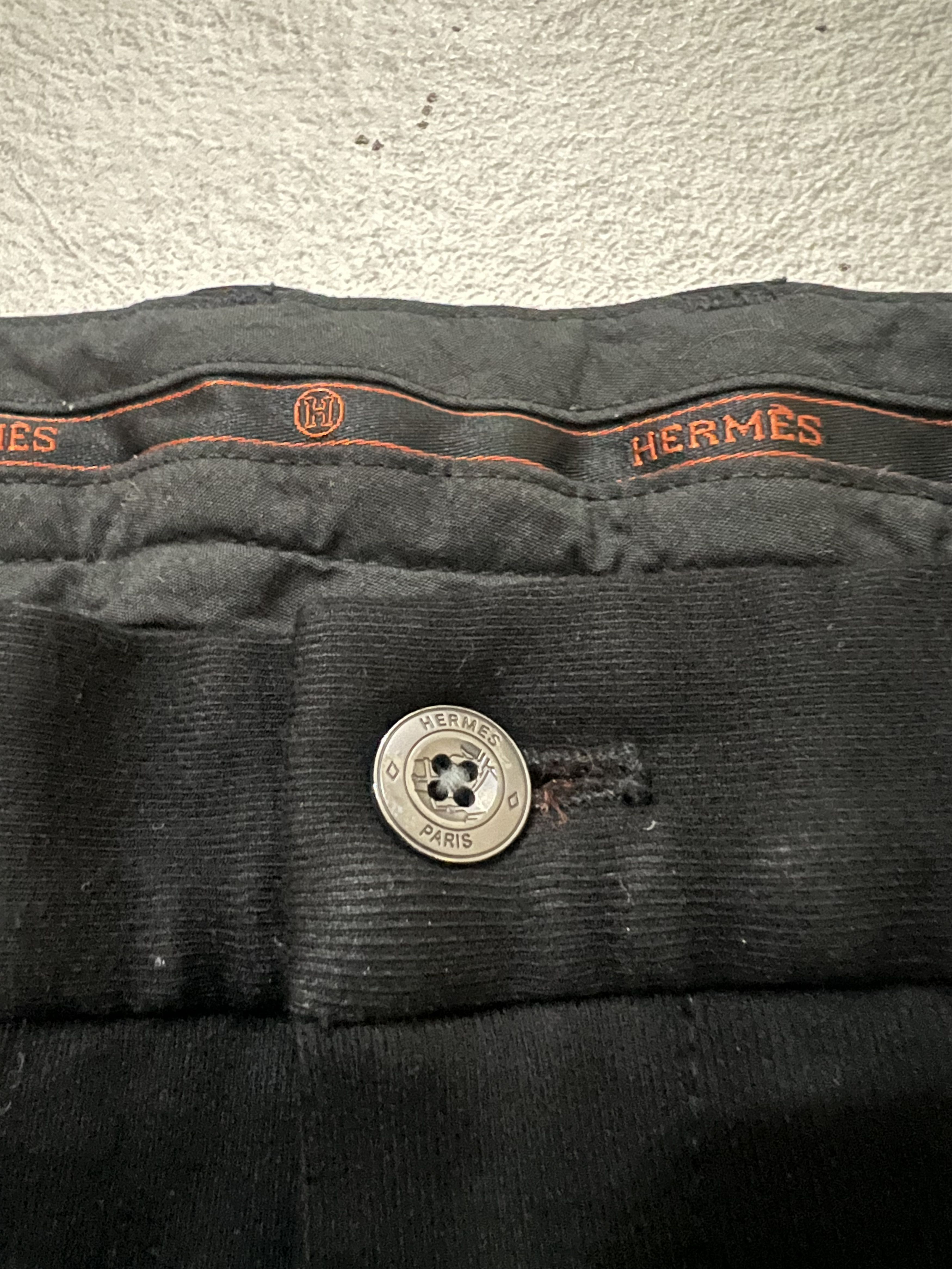 Japanese Brand 2000s Hermes Cashmere Wool Trousers Pants Size US 39 - 6 Thumbnail