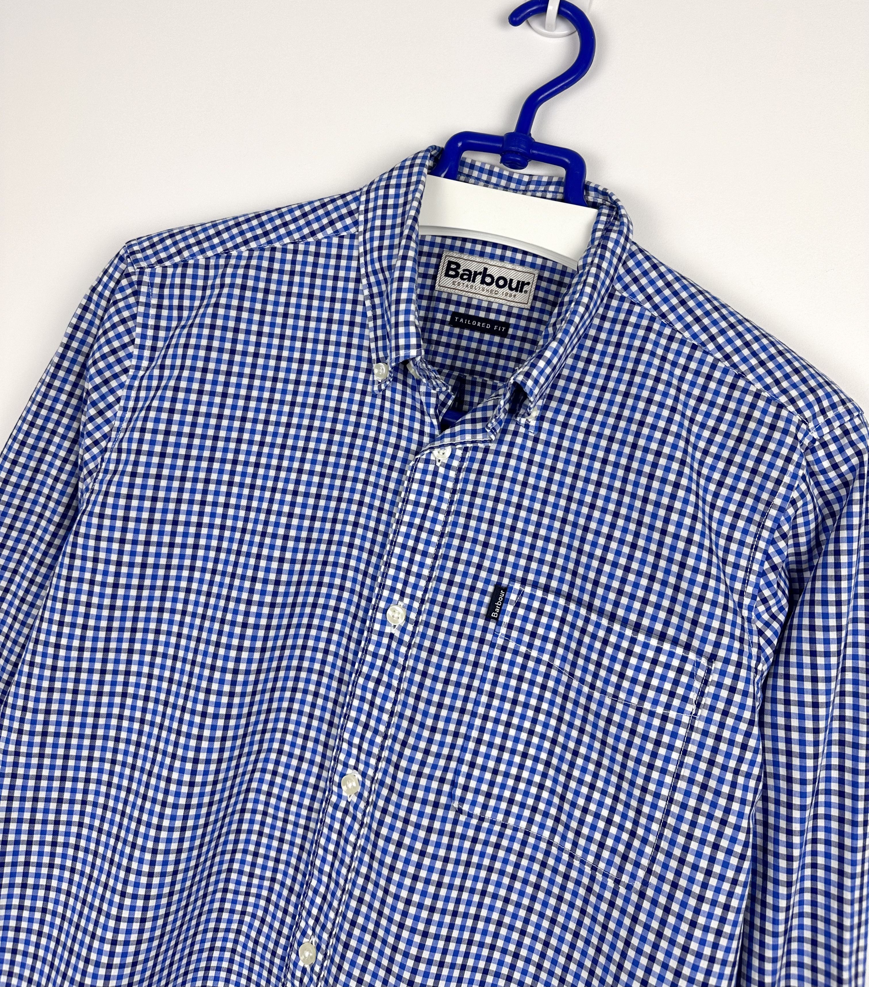 Barbour Barbour Gingham 1 Tailored Men's Slim Check Shirt Size US M / EU 48-50 / 2 - 2 Thumbnail