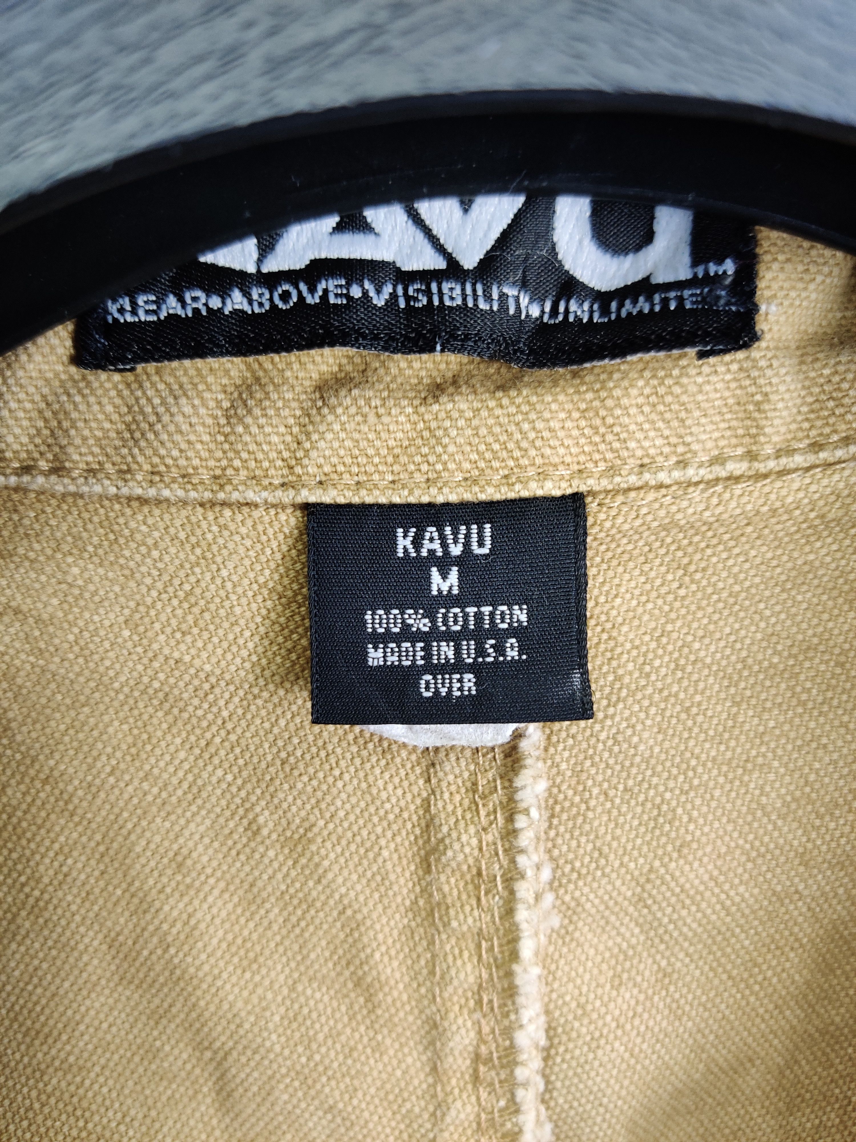 KAVU Vintage Kavu Duck Canvas Half Zipper Jacket Size US M / EU 48-50 / 2 - 9 Thumbnail