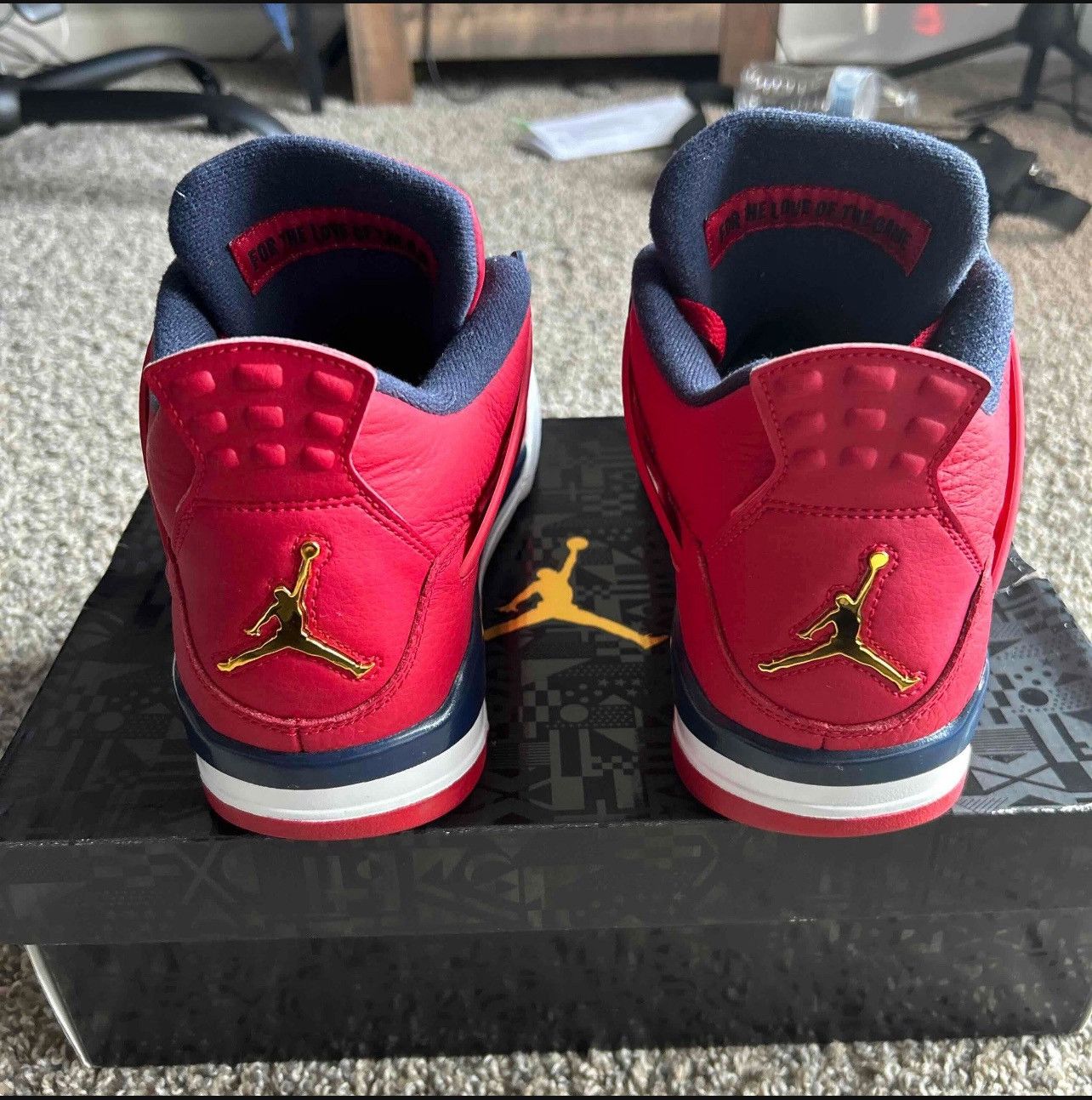 Jordan Brand Jordan 4 FIBA (Sz. 12) Size US 12 / EU 45 - 4 Thumbnail