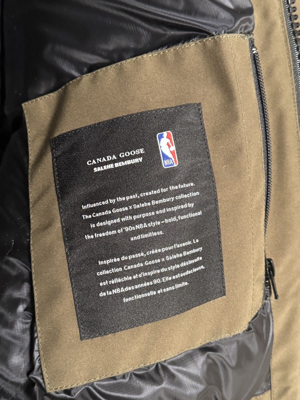 Canada Goose × NBA × Salehe Bembury Limited edition Canada Goose x Salehe Bembury x NBA Size US XL / EU 56 / 4 - 7 Thumbnail