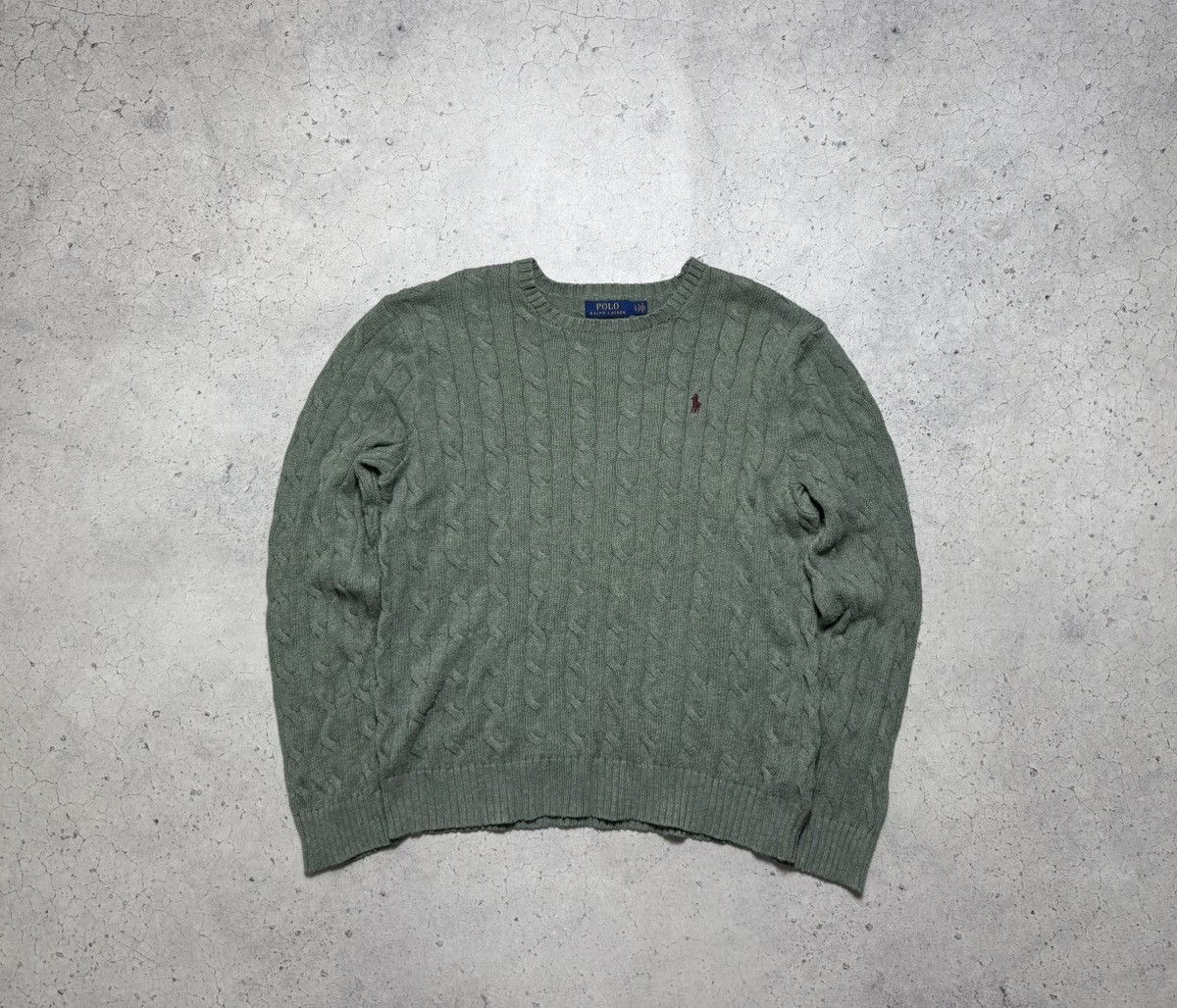 Polo Ralph Lauren Polo Ralph Lauren Knitted Cable Sweater PRL Size L Size US L / EU 52-54 / 3 - 2 Thumbnail