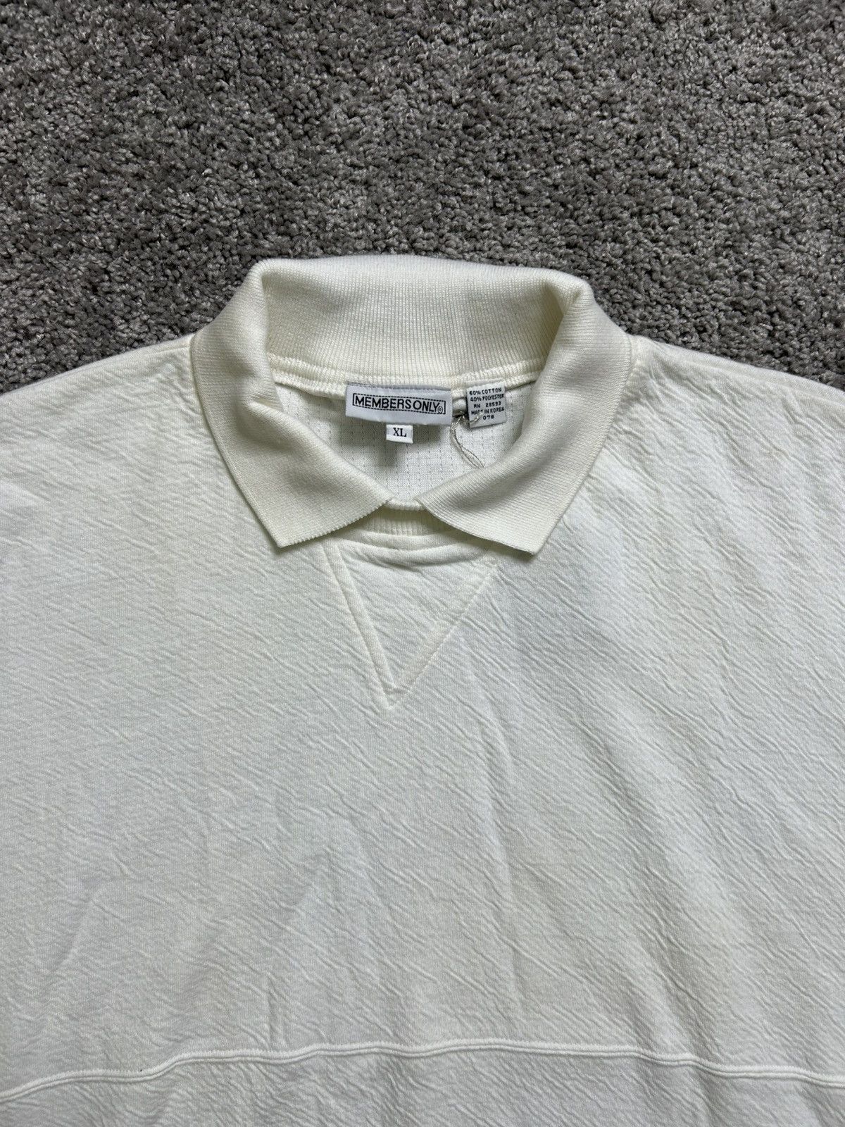 Members Only Vintage 80s Members Only Collared Short Sleeve Polo DS Size US XL / EU 56 / 4 - 2 Thumbnail