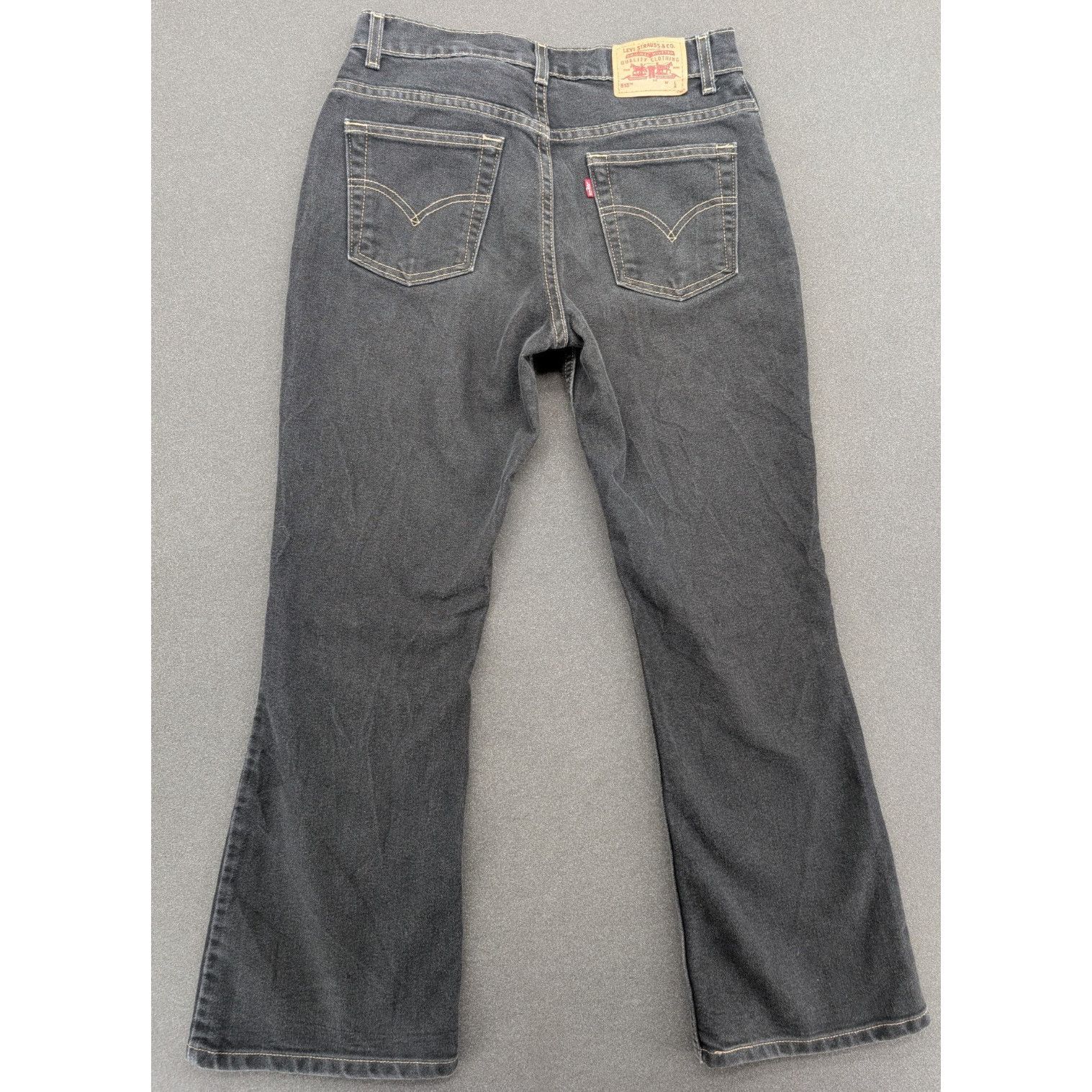 Levi's Levi’s 515 Bootcut Jeans Women’s 10 Petite Gray Wash Stretch Size 32" / US 10 / IT 46 - 2 Thumbnail