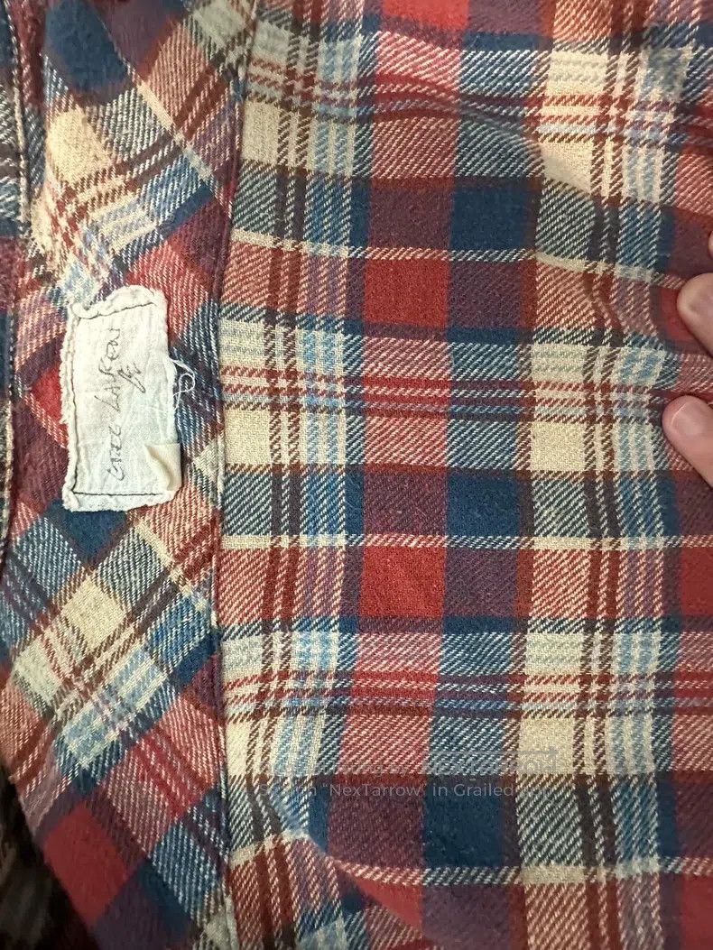 Greg Lauren Greg Lauren Vintage Plaid Short Sleeve Shirt with Distress Size US M / EU 48-50 / 2 - 4 Thumbnail