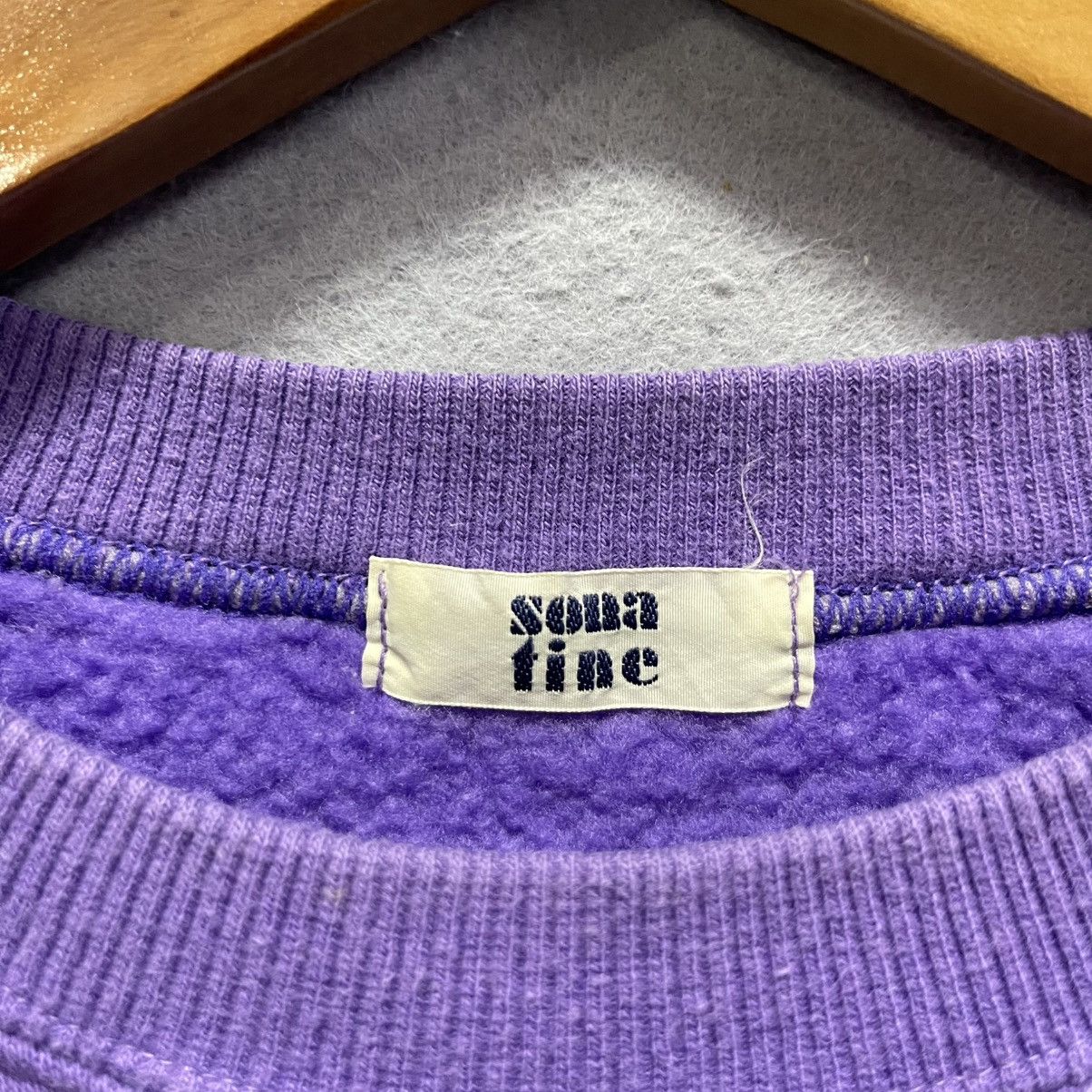 Japanese Brand Sona Time Japanese Graphic Sweatshirt – Purple Abstract Size US M / EU 48-50 / 2 - 7 Thumbnail