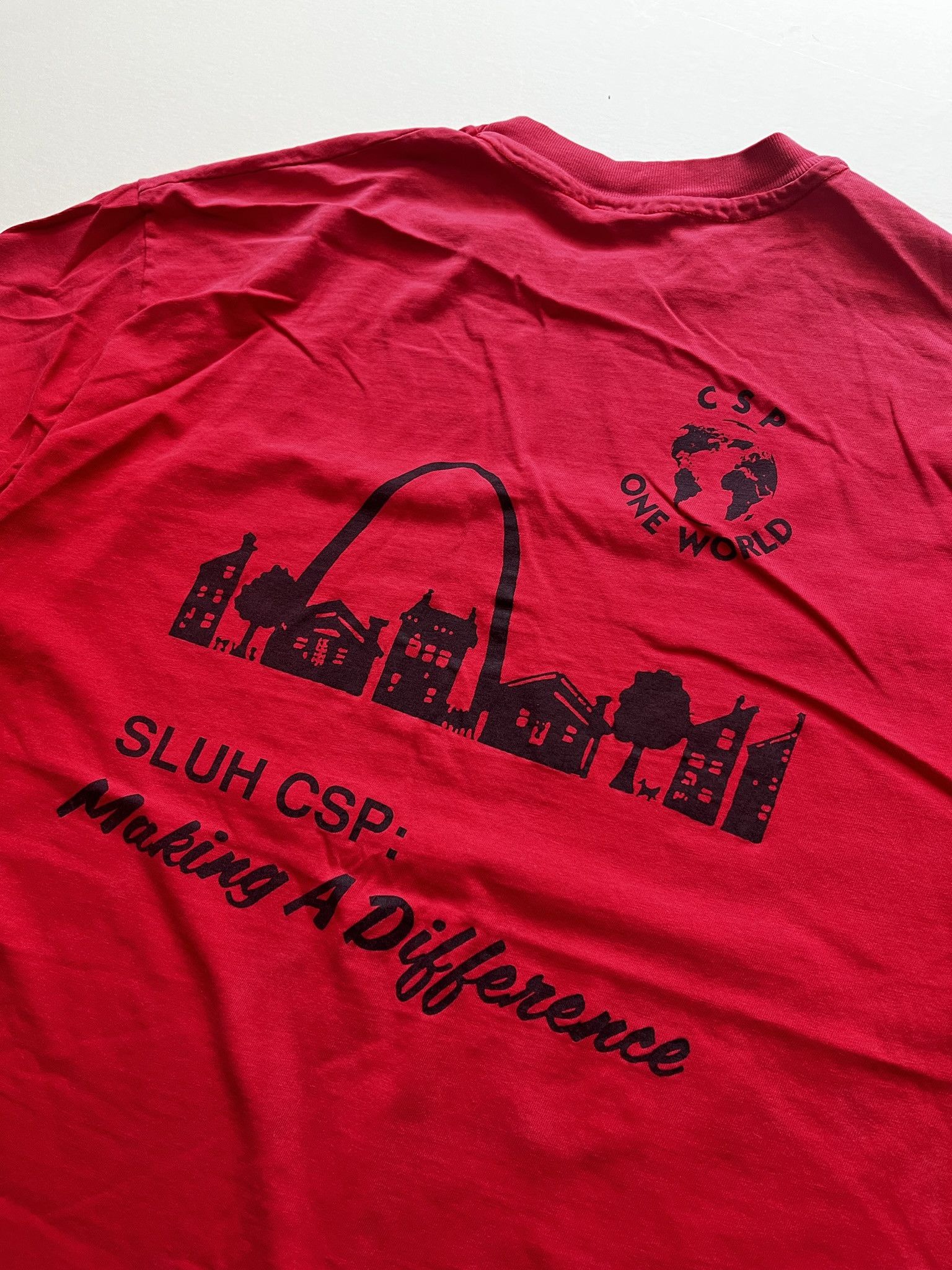 Vintage Vintage 90s Making A Difference Tee Size US XL / EU 56 / 4 - 3 Thumbnail