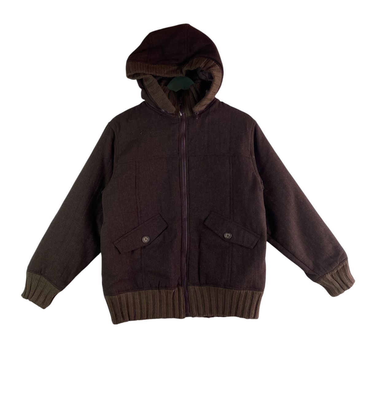 Vintage × Woolrich Woolen Mills Vtg 90s Woolrich hooded bomber jacket Size US M / EU 48-50 / 2 - 2 Thumbnail
