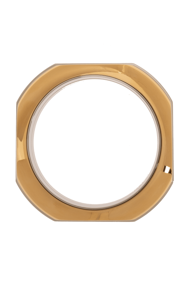 Saint Laurent Paris o1la1rc1a1025 Size: S / Split Hexagon Bangle Metal in Gold Size ONE SIZE - 5 Thumbnail