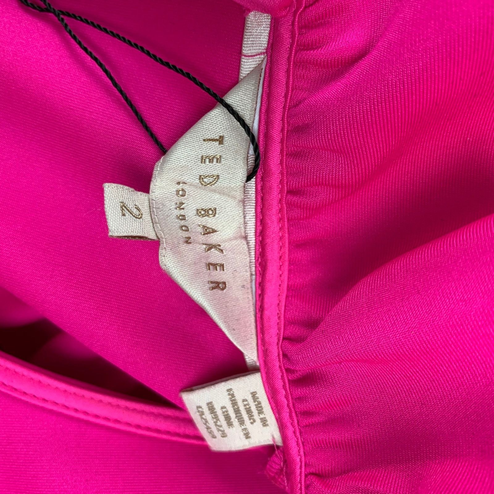 Ted Baker TED BAKER Size 2 Pink Polyester Sleeveless Dress Size XS / US 0-2 / IT 36-38 - 5 Thumbnail