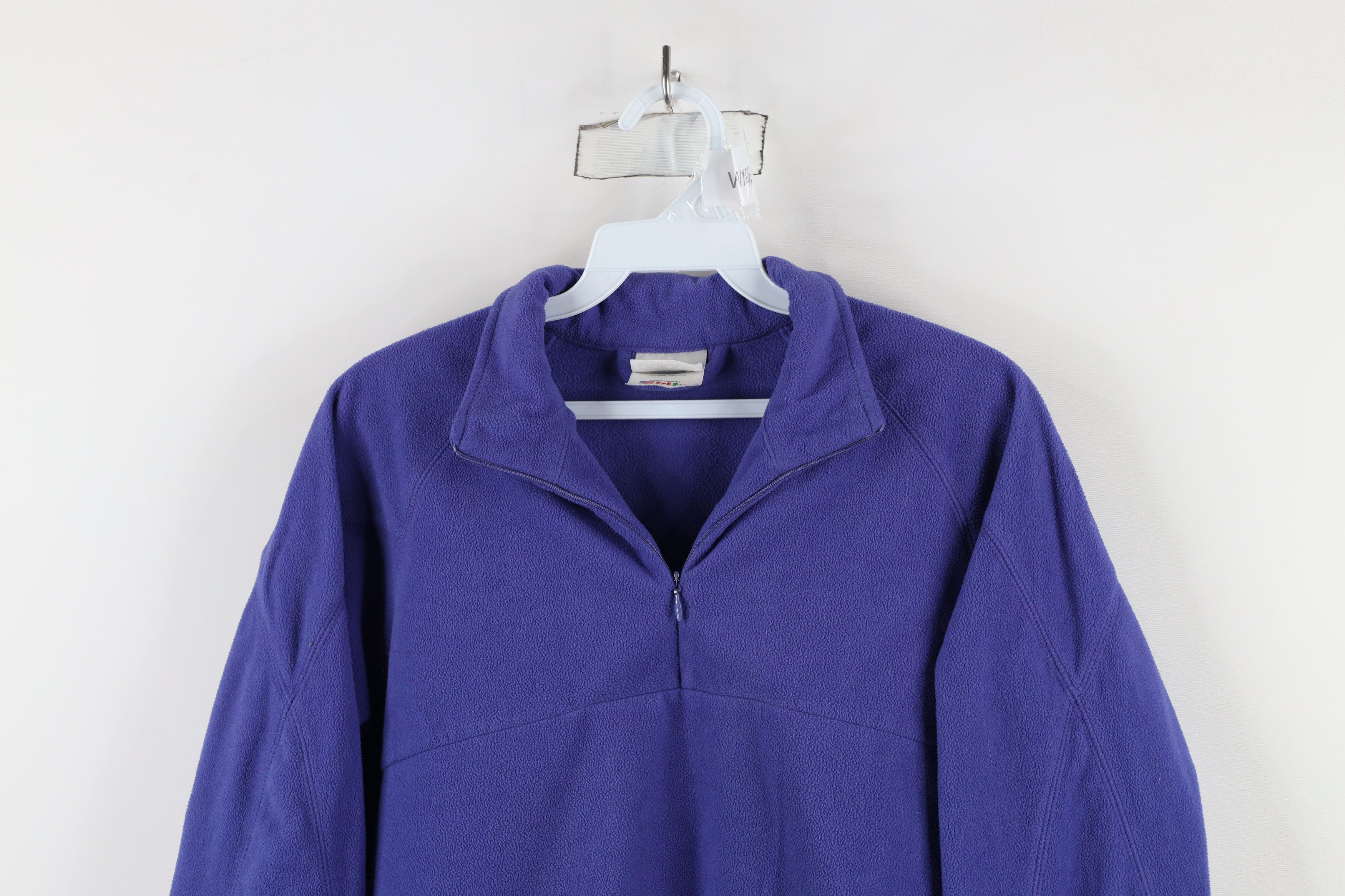 Adidas × Vintage Vintage 90s Adidas Reflective Fleece Pullover Sweater Size M / US 6-8 / IT 42-44 - 2 Thumbnail