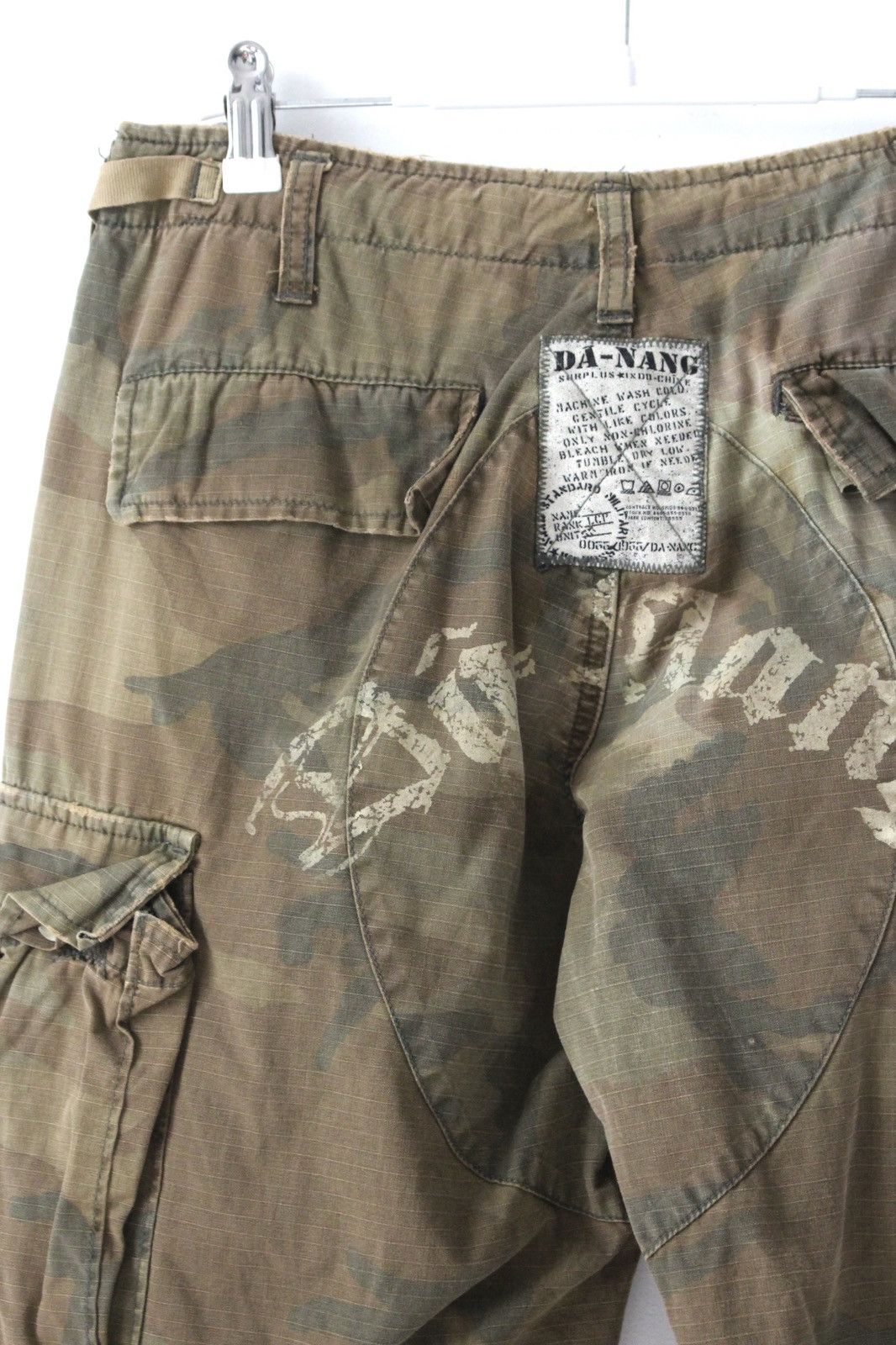 Japanese Brand 2000S DÂ-NANG CAMO DYED CARGO PANTS Size US 30 / EU 46 - 4 Thumbnail