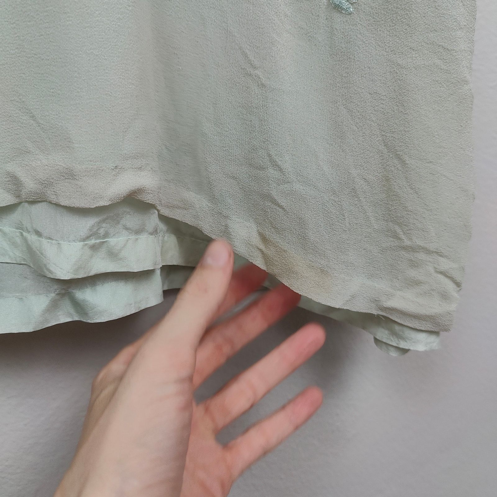 Other Vintage Y2K Anopia Collezioni Silk Ombre Dress Womens 8 Size M / US 6-8 / IT 42-44 - 8 Thumbnail