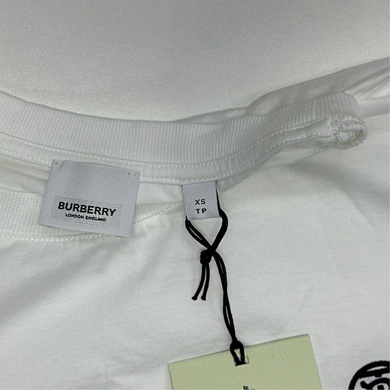Burberry Burberry SS22 Logo Cotton T-Shirt for Men 0079 Size US XS / EU 42 / 0 - 1 Thumbnail