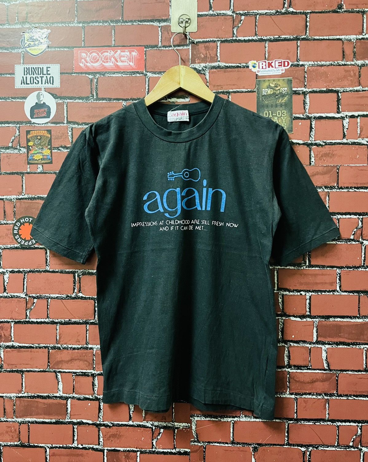 Other VINTAGE AGAIN SHIRTS BLUE GUITAR ICON Size US M / EU 48-50 / 2 - 1 Thumbnail