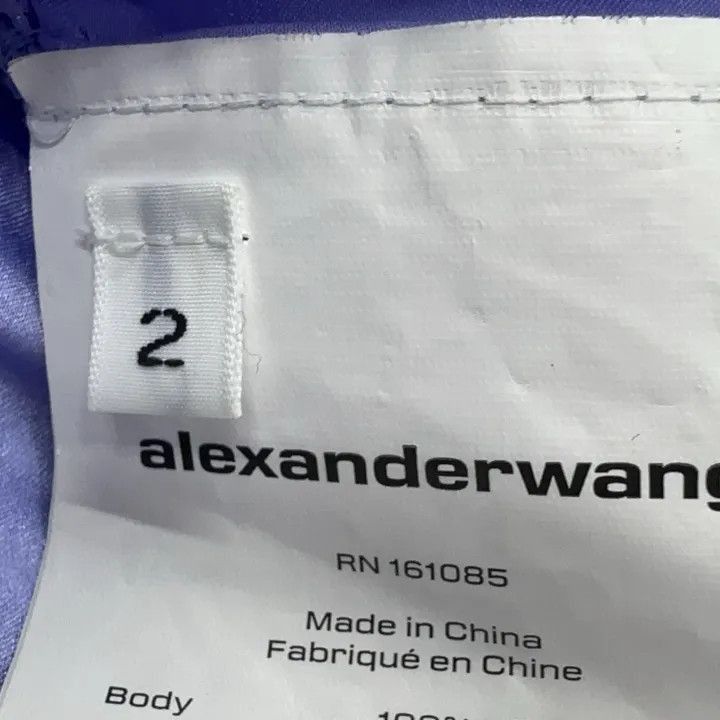 Alexander Wang Alexander Wang SS23 Button-Up Shirt in Blue - Size S / US 4 / IT 40 - 4 Thumbnail