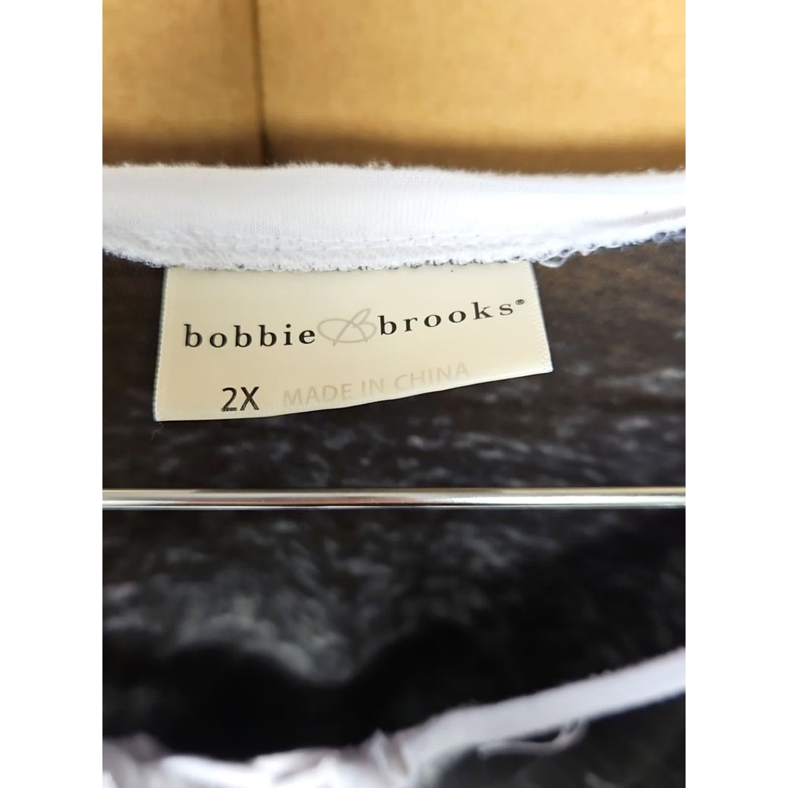 Vintage Bobbie Brooks Women's 2X Black Purple Sheer Lace Up Raglan Top Long Sleeve Size XXL / US 16-18 / IT 52-54 - 4 Thumbnail