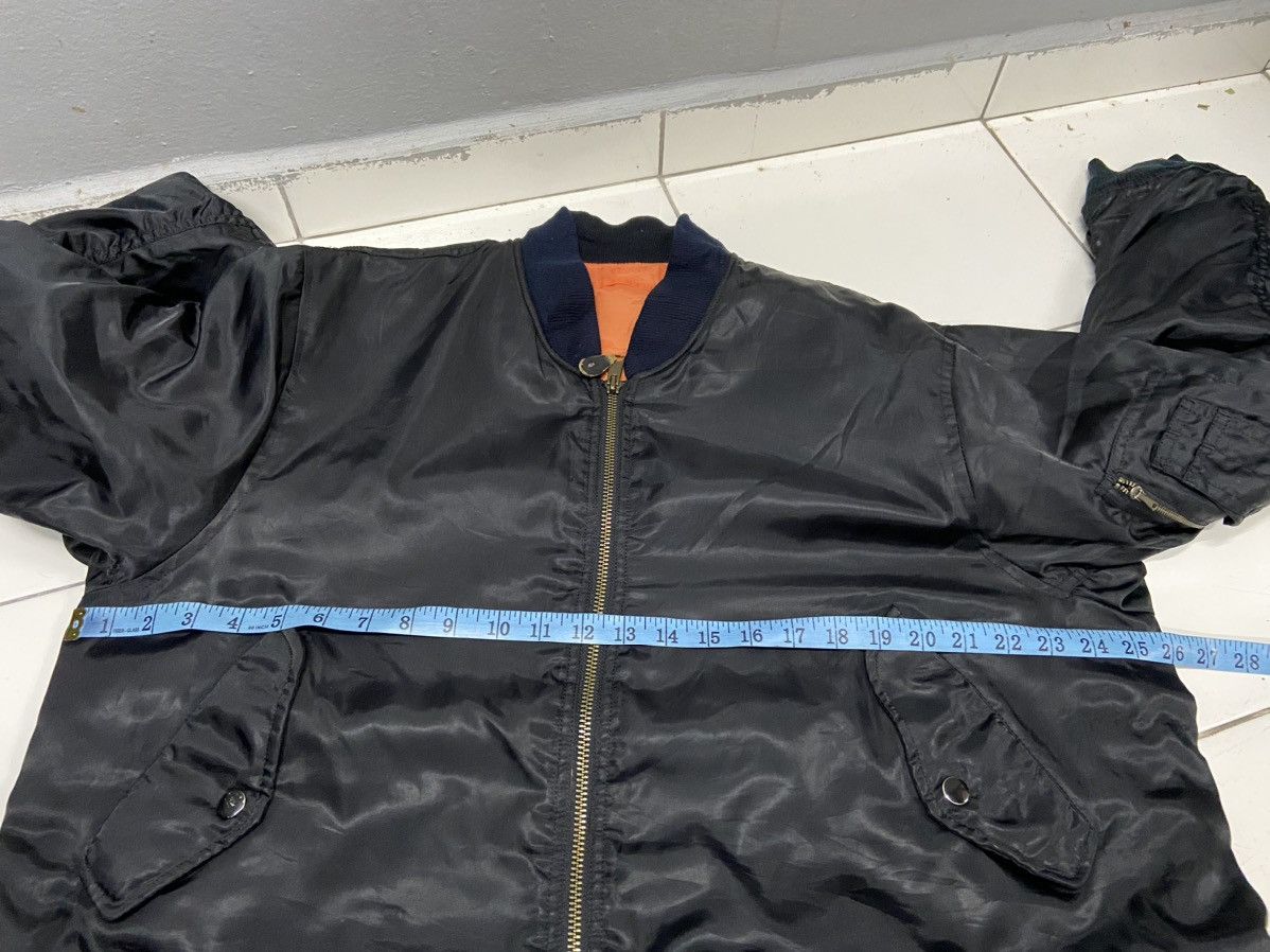 Vintage AIR FORCE INTERMEDIATE MA 1 MACHOPE ARMY JACKET Size US L / EU 52-54 / 3 - 13 Thumbnail