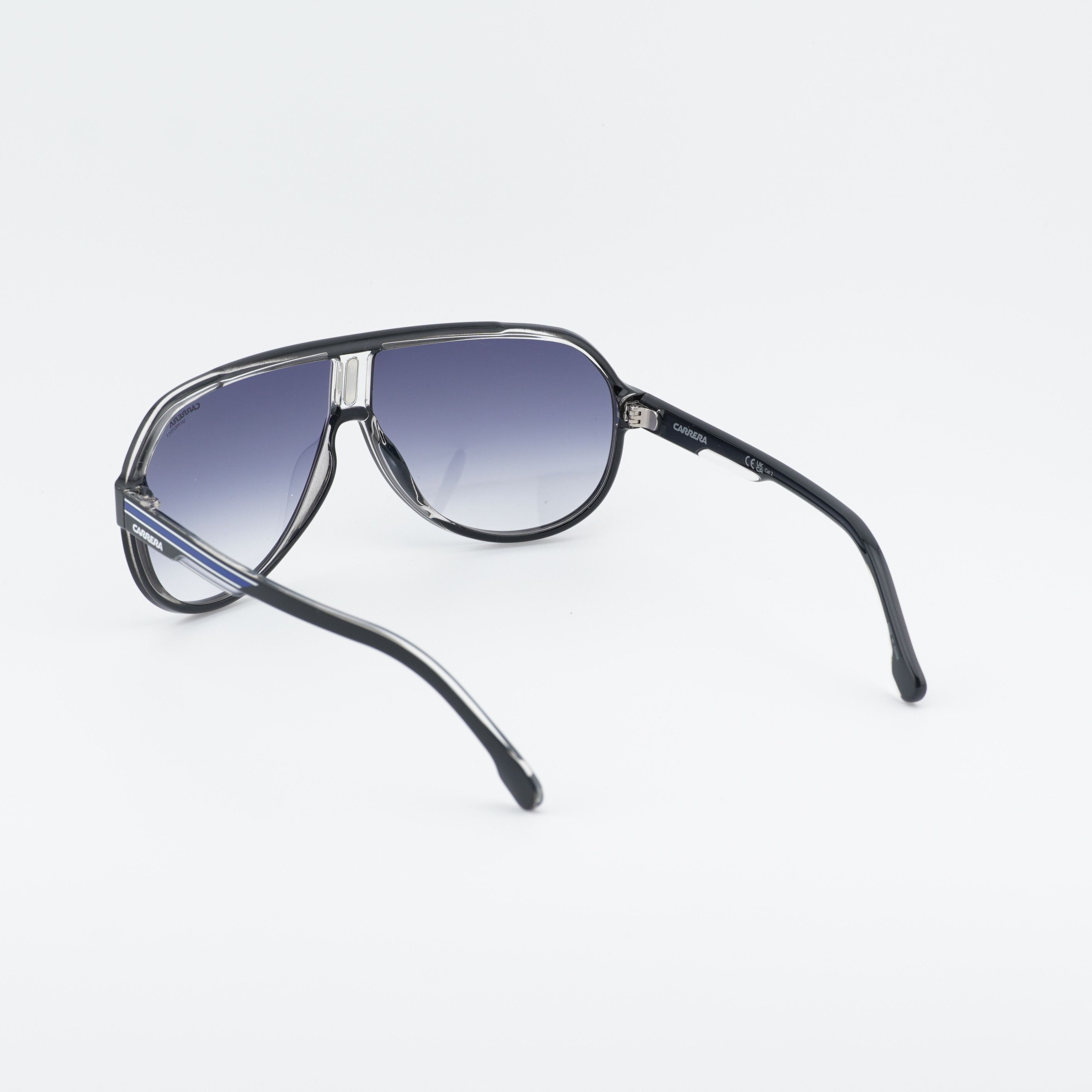 Carrera CARRERA 1057/S 0D5108 Sunglasses Black Aviator Frame Size ONE SIZE - 5 Thumbnail